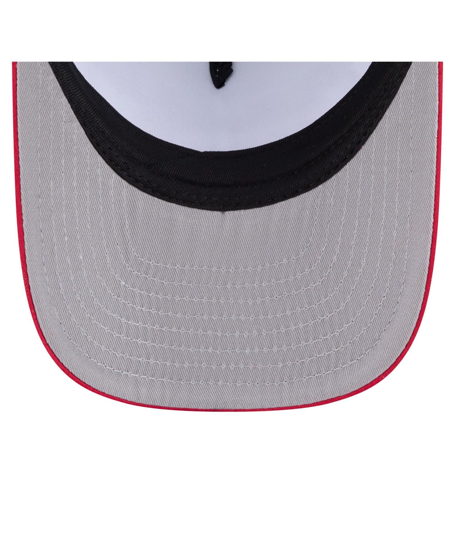 Men's White/Red Philadelphia Phillies Foodie A-Frame 9FIFTY Trucker Snapback Hat