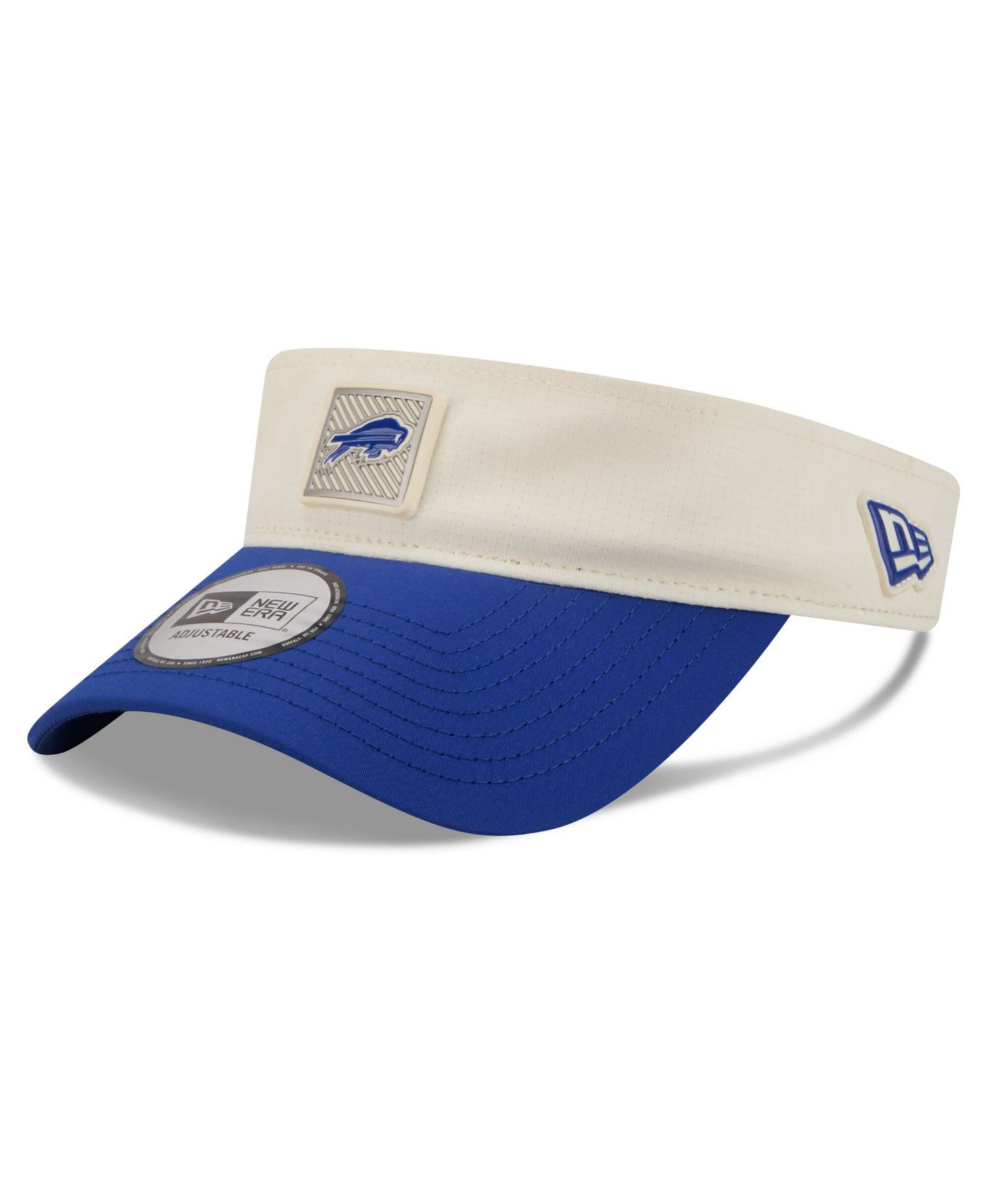 Men's Cream/Royal Buffalo Bills 2026 NFL Training Camp Adjustable Visor