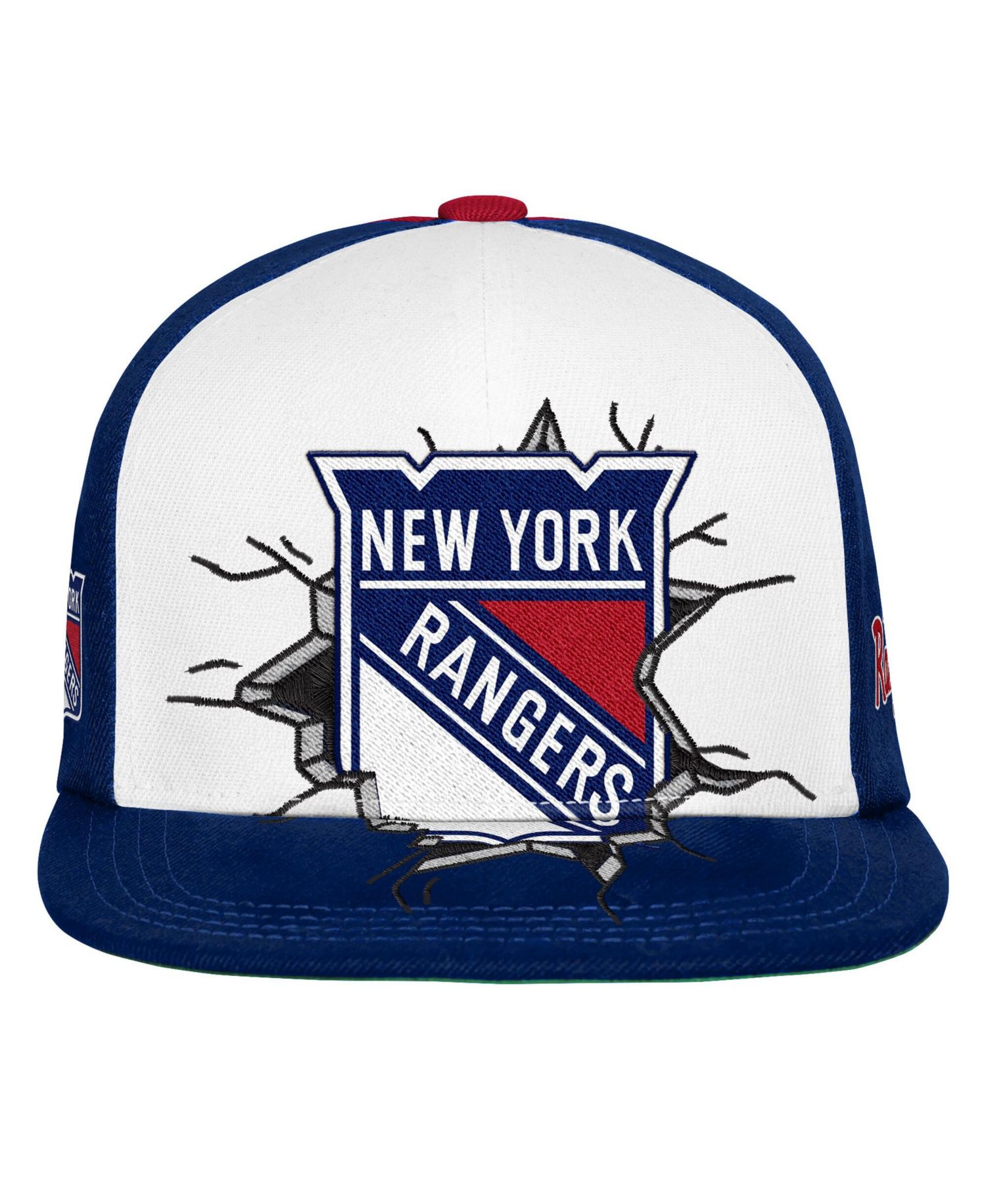Big Boys and Girls Navy New York Rangers Mascot Snapback Hat