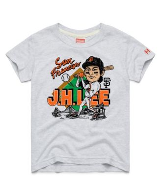 Big Boys and Girls Jung Hoo Lee Ash San Francisco Giants Player Graphic Tri-Blend T-Shirt