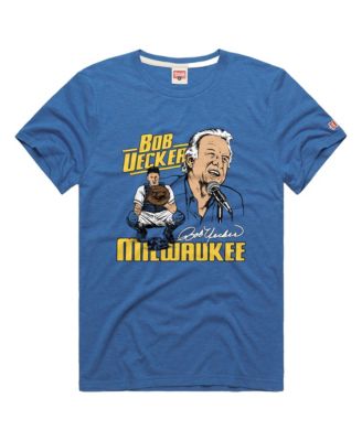 Men's Royal Milwaukee Brewers Tri-Blend Hyperlocal T-Shirt