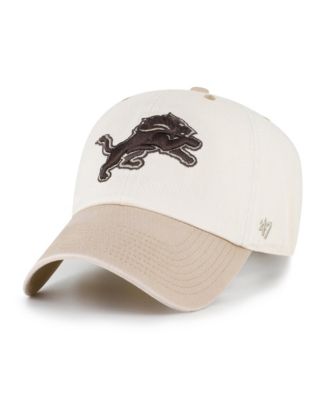 Men's Natural/Tan Detroit Lions Neutral Terrain Clean Up Adjustable Hat