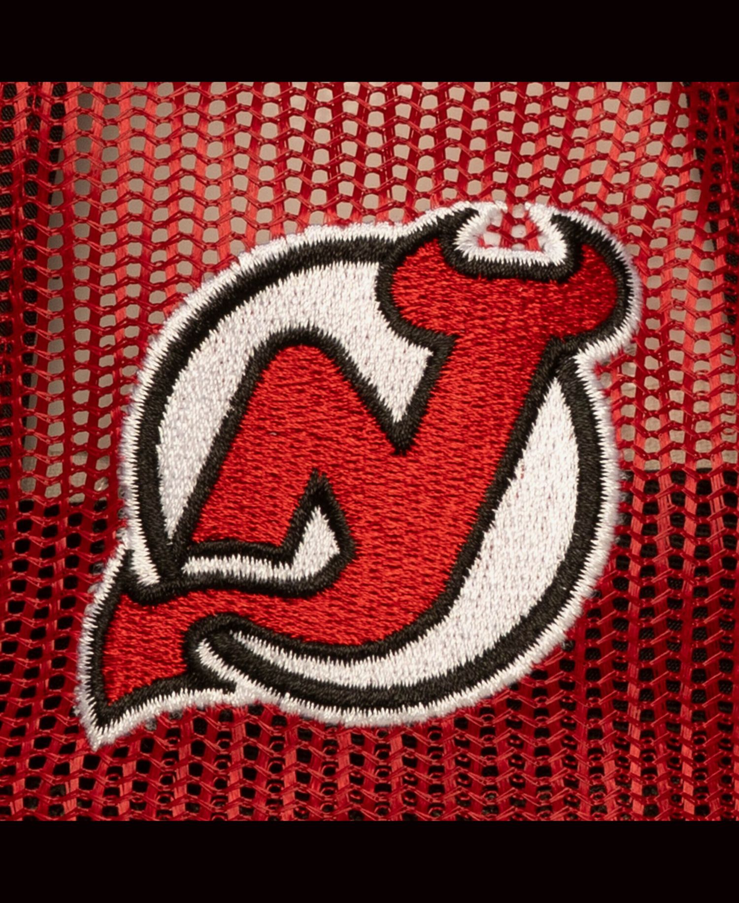 Men's Red New Jersey Devils Head Coach Trucker Adjustable Hat