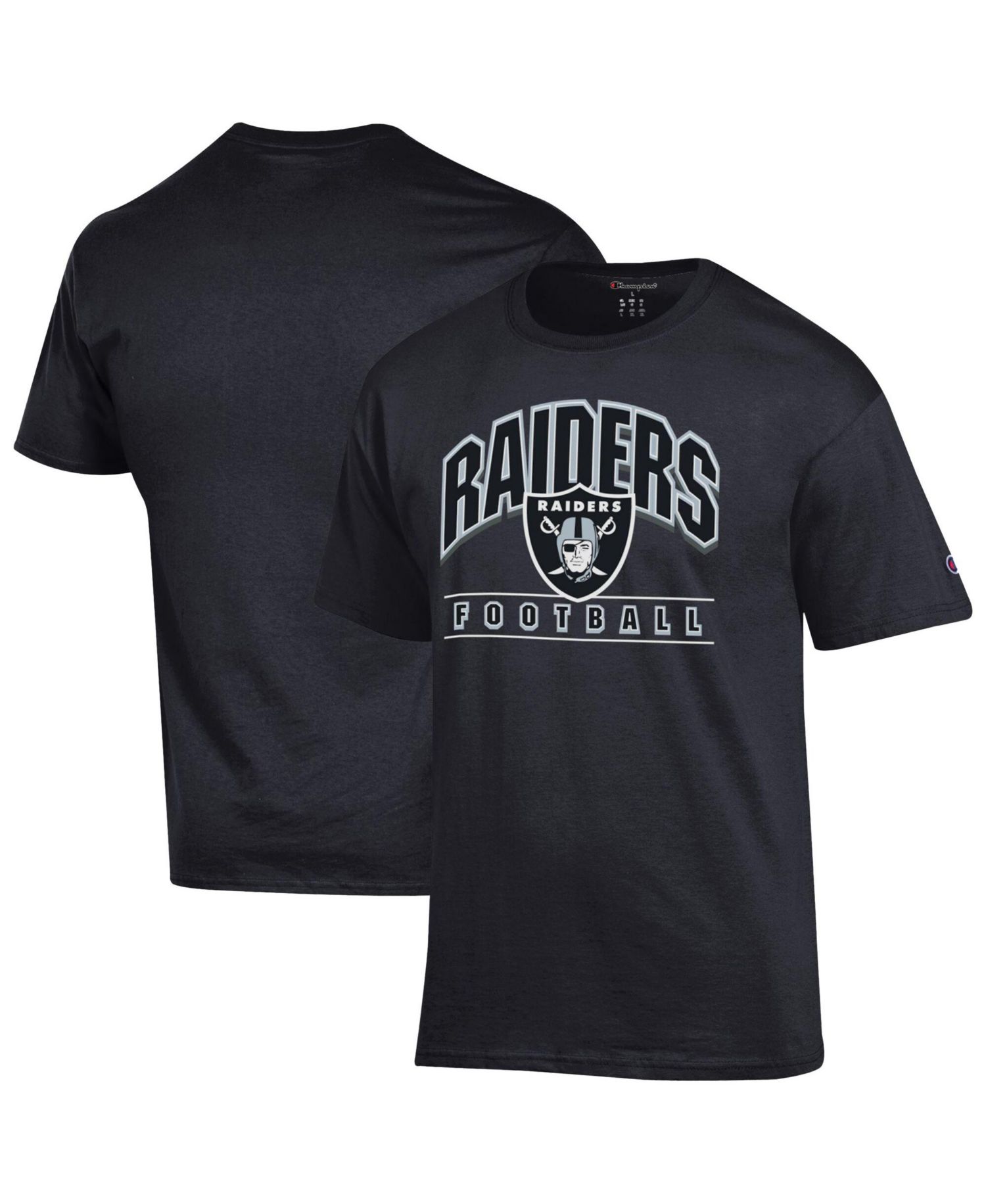 Men's Black Las Vegas Raiders Football T-Shirt