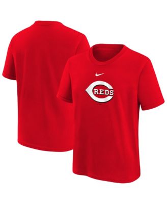 Big Boys and Girls Red Cincinnati Reds Large Logo T-Shirt