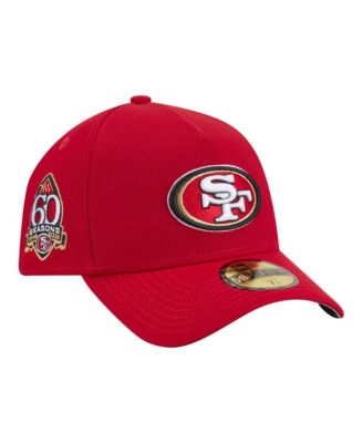 Men's Scarlet San Francisco 49ers A-Frame 59FORTY Fitted Hat