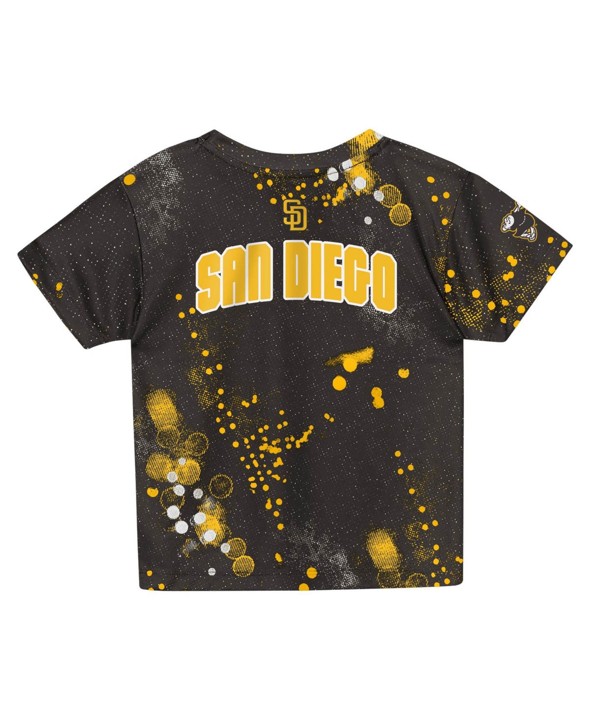 Outerstuff Toddler 2- Pack Brown San Diego Padres Pinch Hitter T-Shirt and Shorts Set