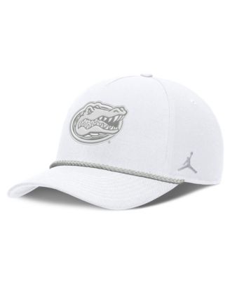 Men's and Women's White Florida Gators Rope Rise Adjustable Hat