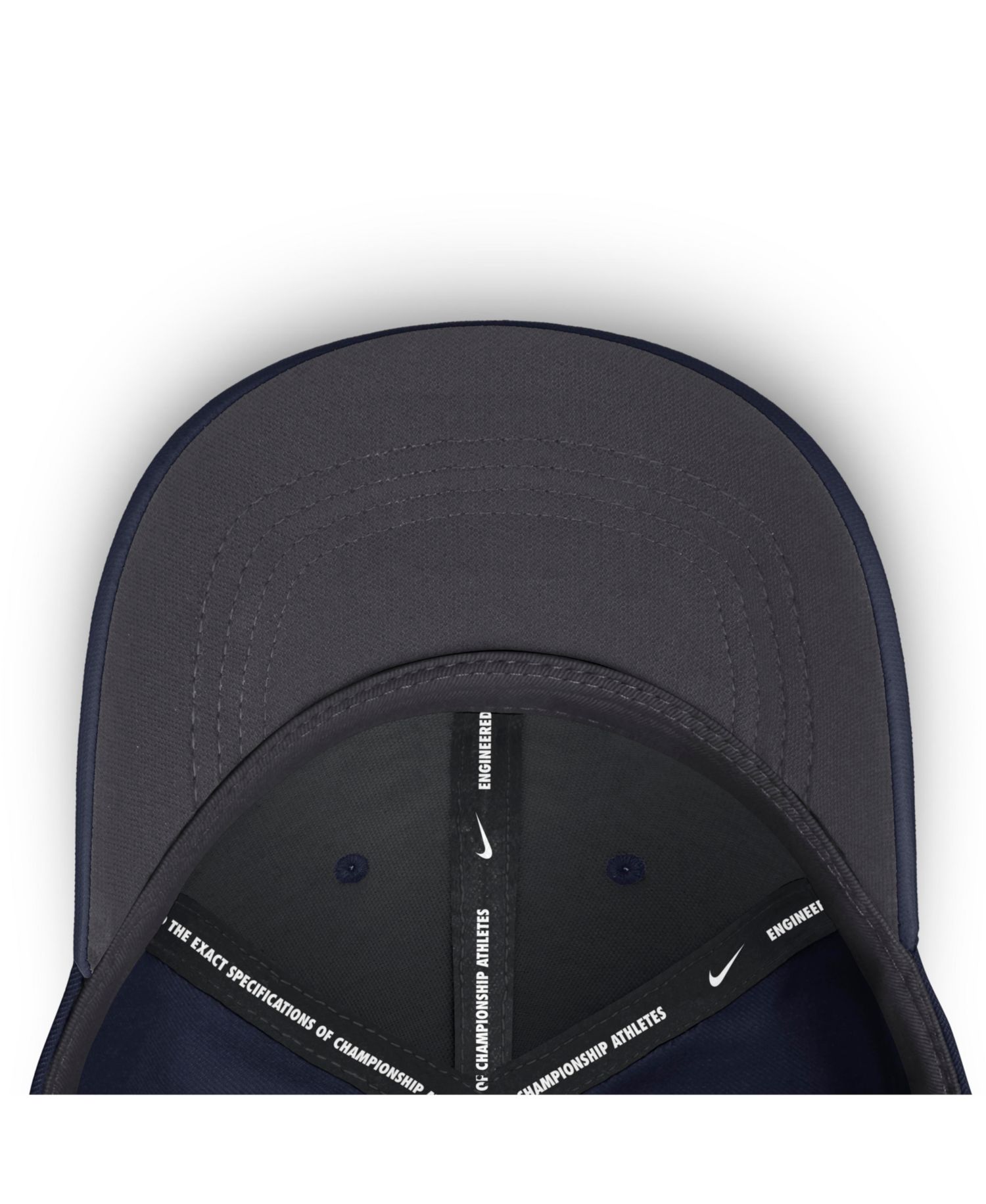 Men's Navy West Virginia Mountaineers Gameday Aerobill Swooshflex Dri-FIT Hat