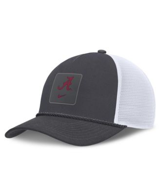 Men's and Women's Charcoal Alabama Crimson Tide Game Day Rope Trucker Adjustable Hat