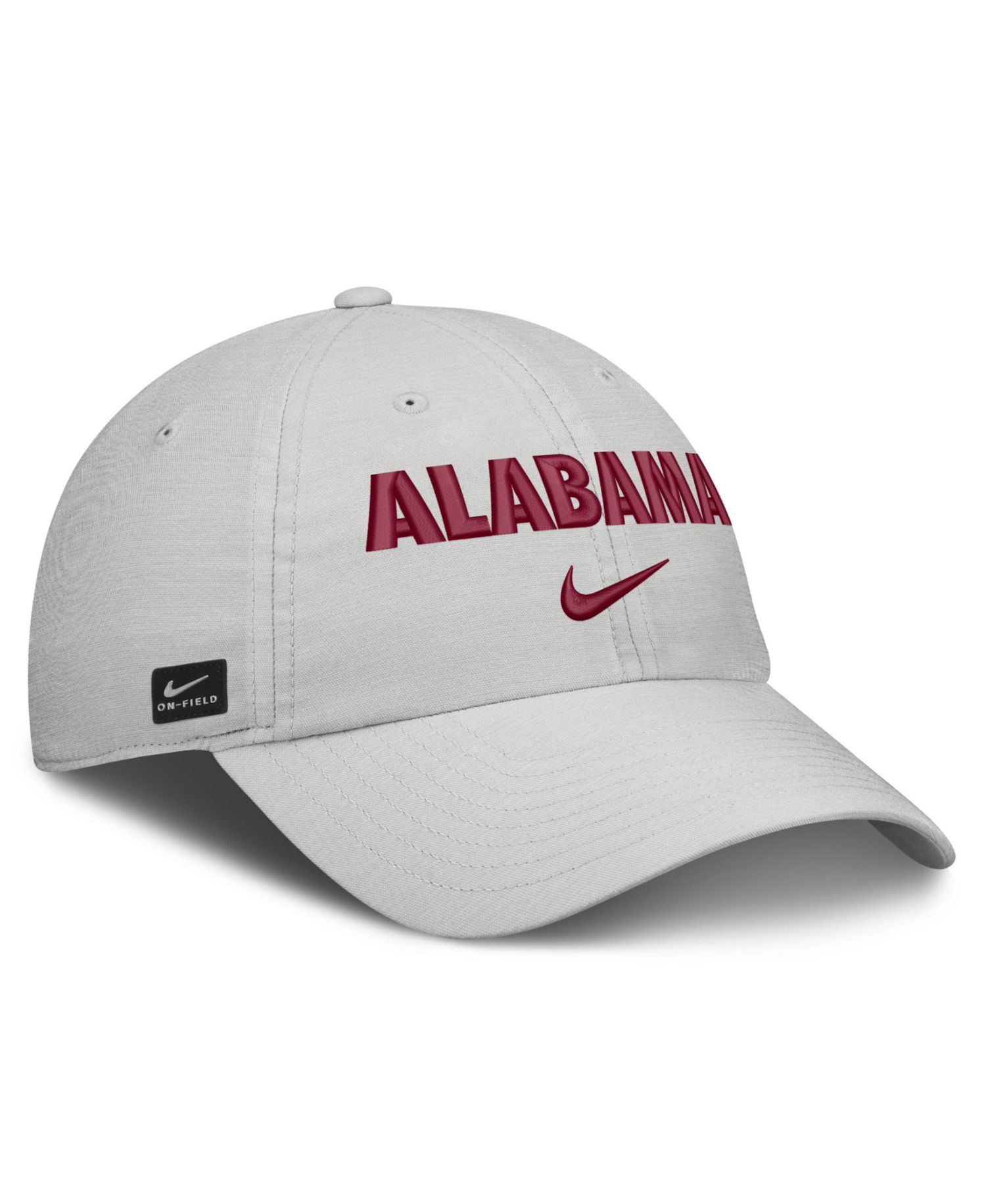 Men's and Women's Gray Alabama Crimson Tide On-Field Gameday Adjustable Club Hat
