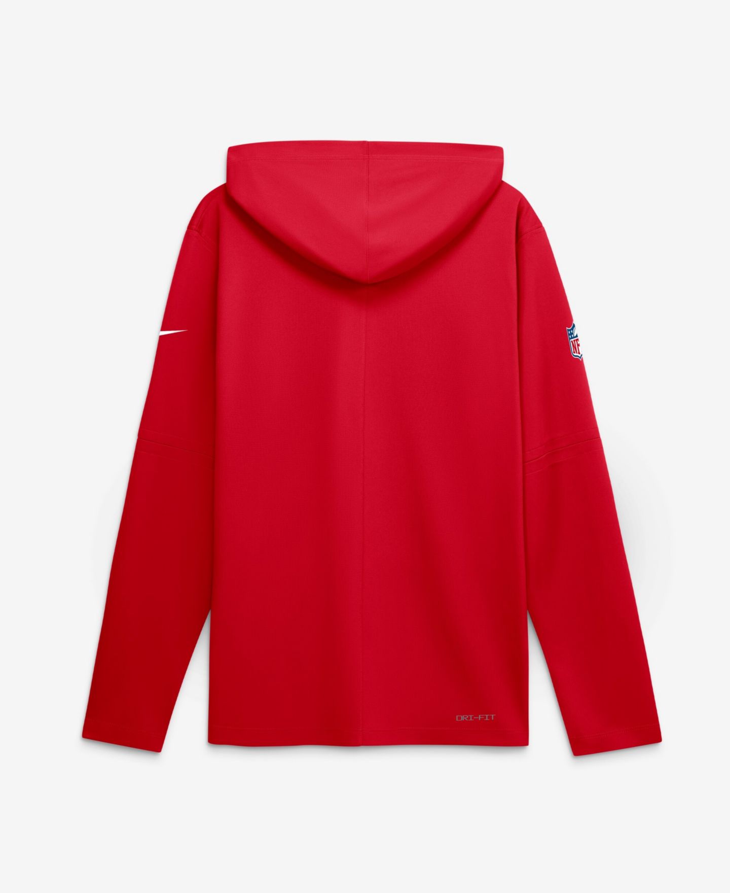 Мужская футболка Nike Red Houston Texans Sideline Lightweight Long Sleeve Hooded Dri-FIT — фото 2