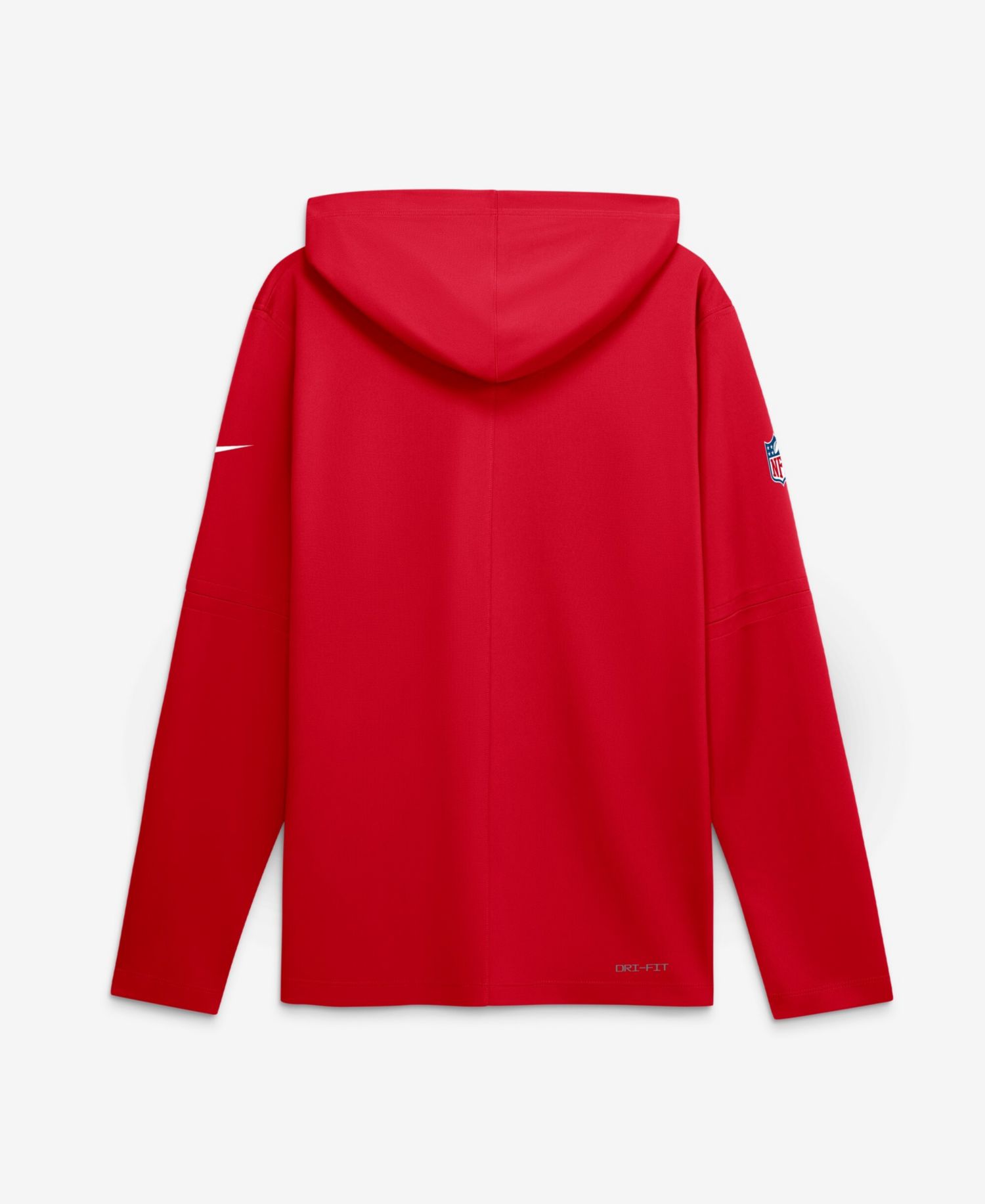 Men's Red Houston Texans Sideline Lightweight Long Sleeve Hooded Dri-FIT T-Shirt