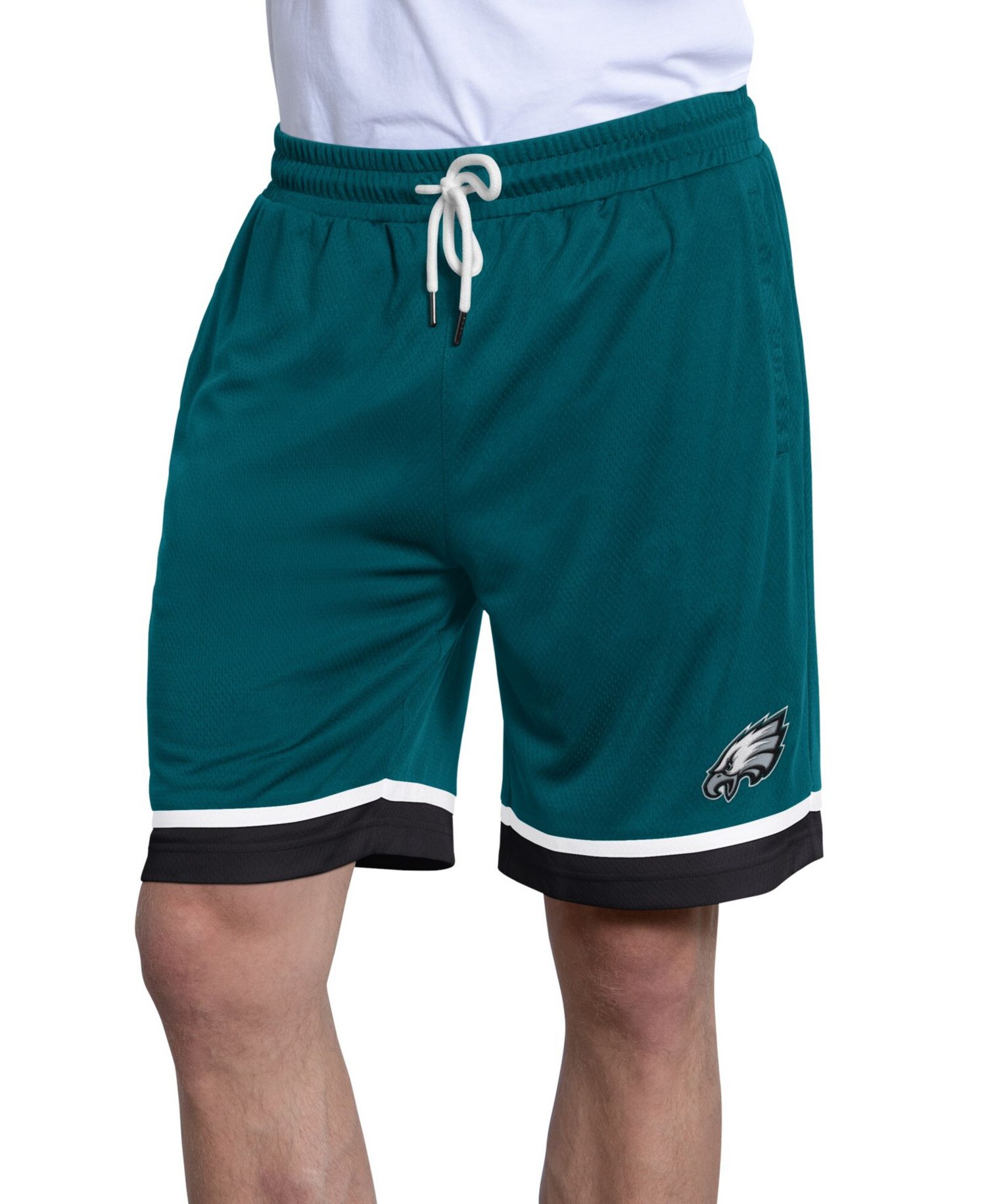 Men's Midnight Green Philadelphia Eagles Power Play Mesh Shorts