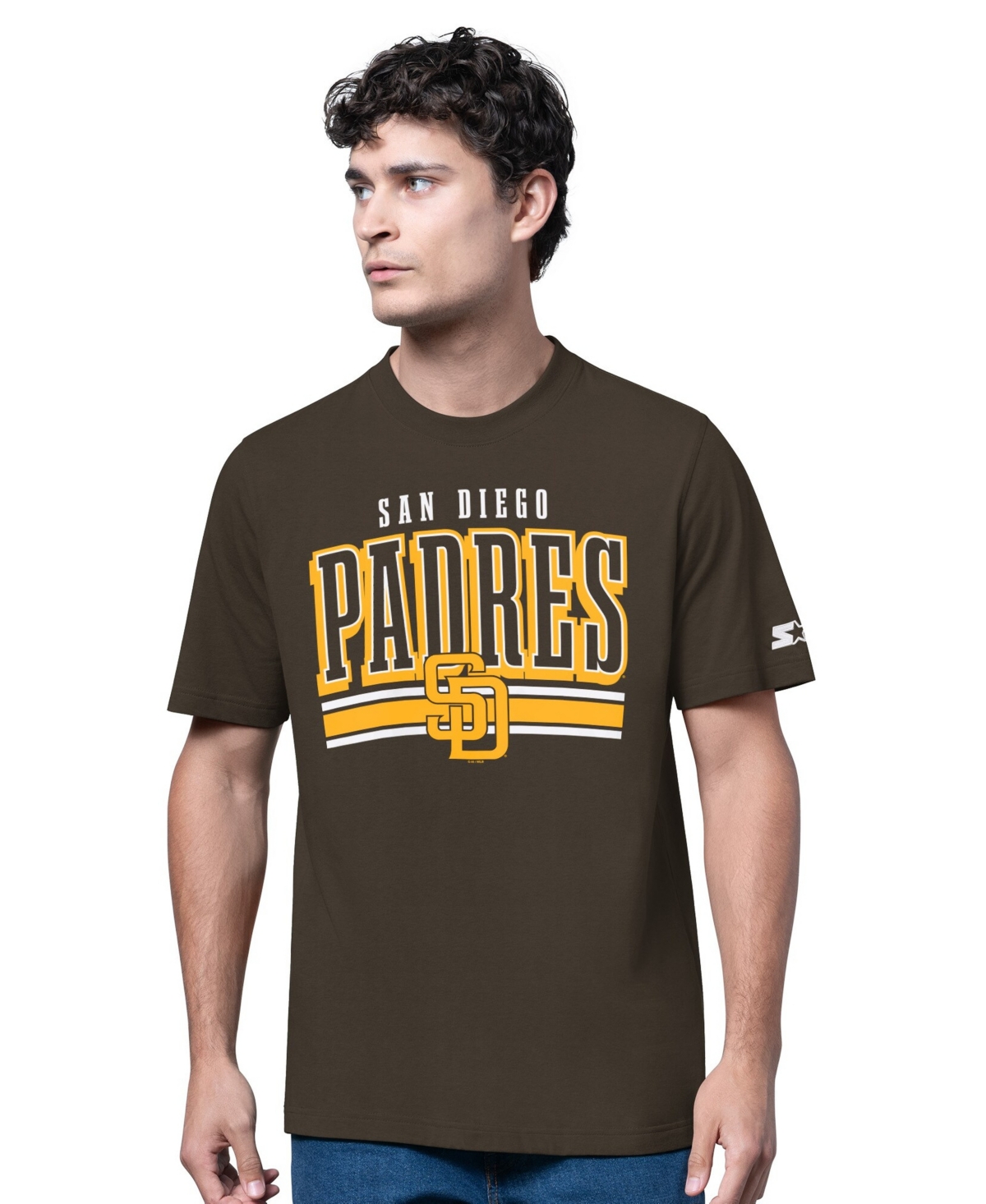 Starter Men's 2-pack Heather Gray/Brown San Diego Padres Long Sleeve Short T-Shirt