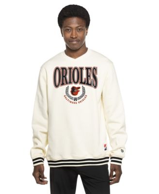 Men's White Baltimore Orioles Throwback Sweatshirt
