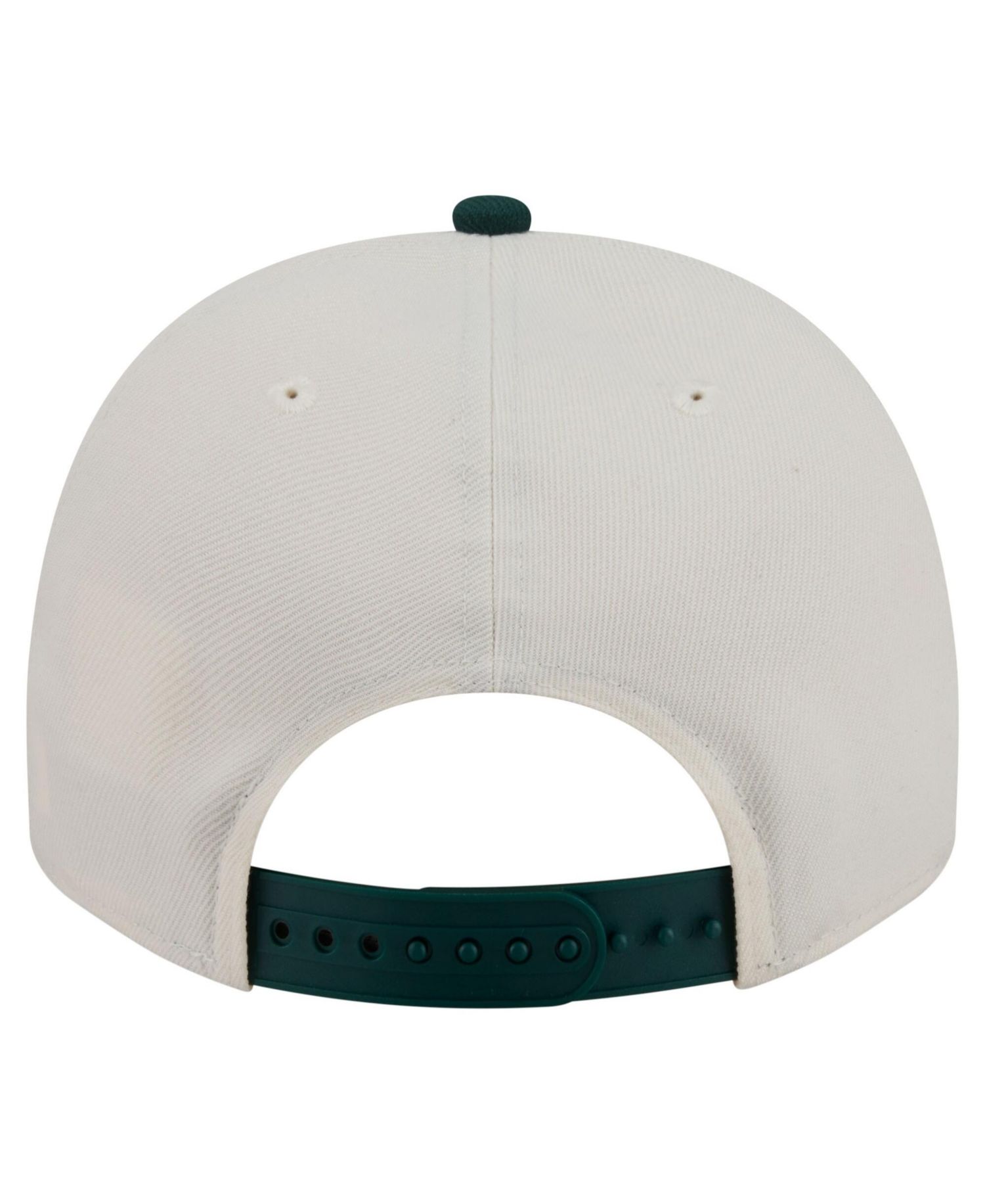 Men's Cream/Dark Green Detroit Tigers Chrome A-Frame 9FIFTY Snapback Hat