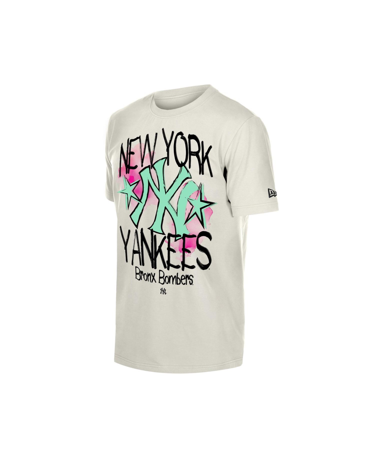Men's Cream New York Yankees Lifestyle Punk Core T-Shirt