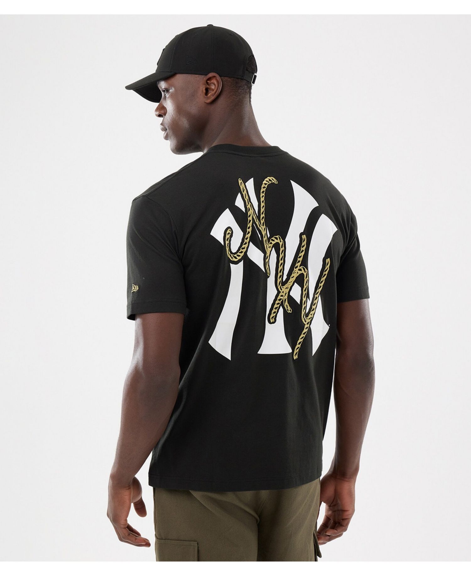 Men's Black New York Yankees Injection Lifestyle Urban Ranchwear T-Shirt
