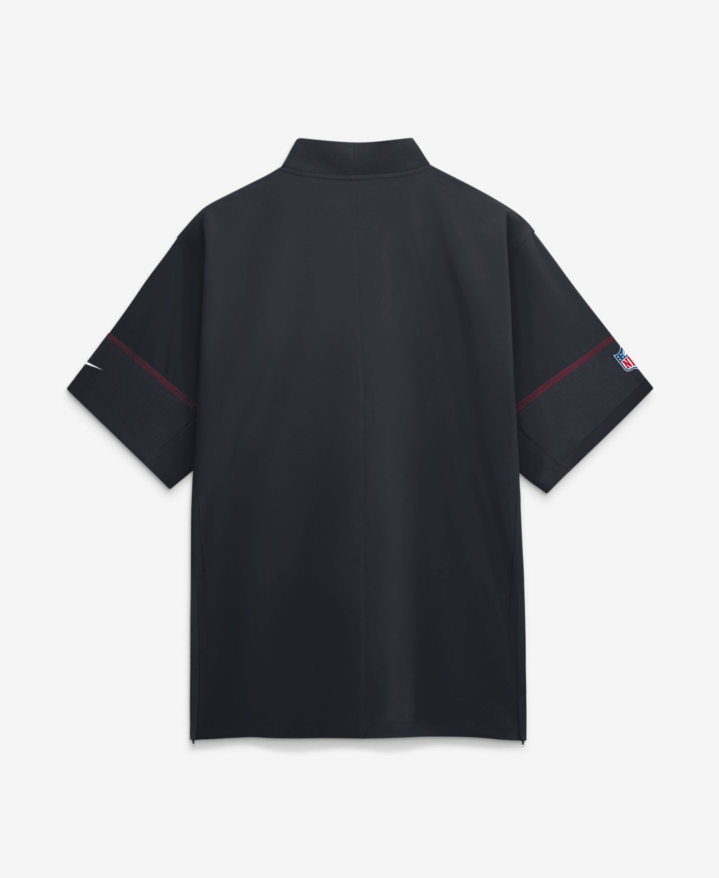 Мужская куртка Nike Navy Houston Texans Sideline Short Sleeve Quarter-Zip Coaches — фото 2