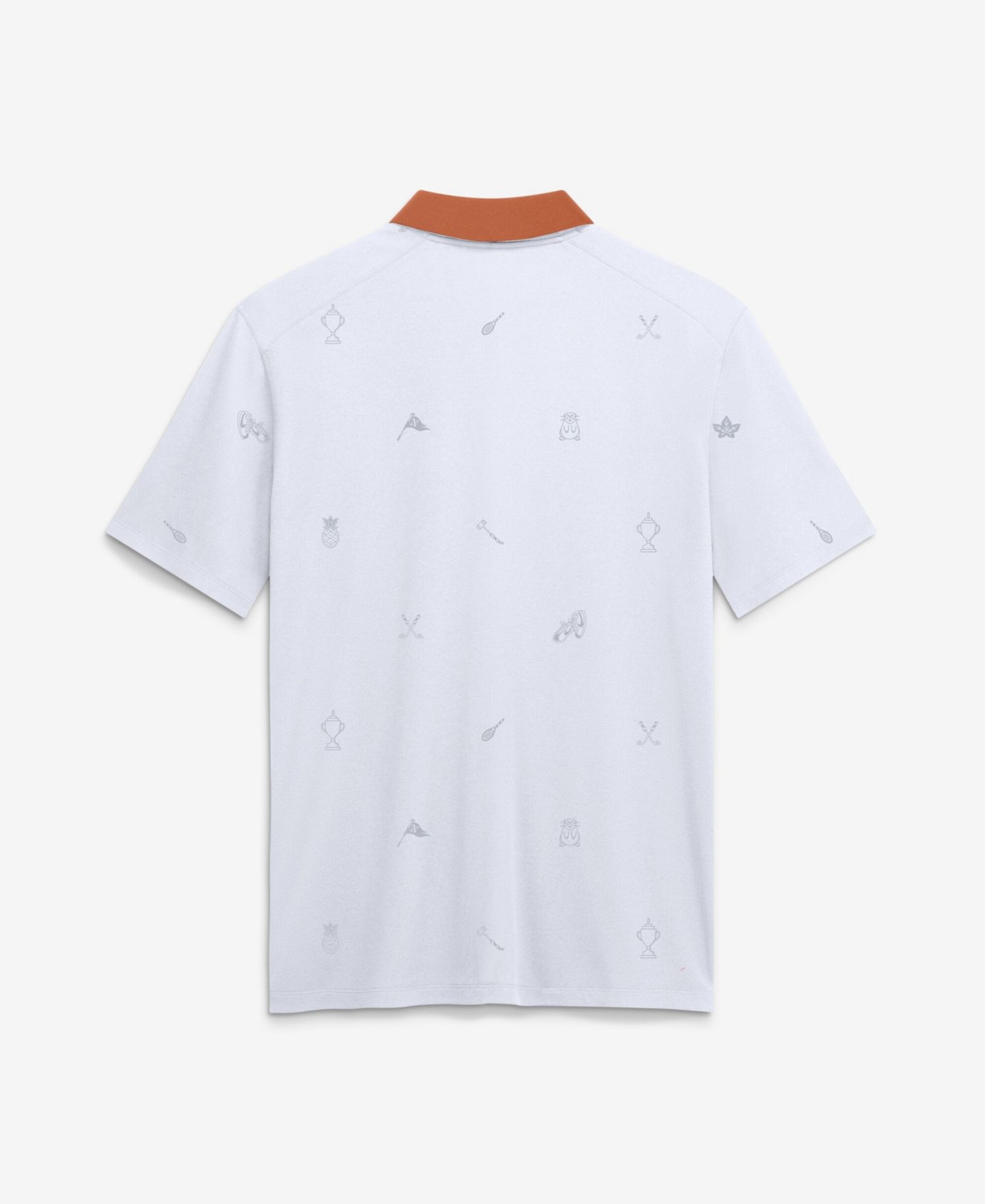 Men's White Texas Longhorns Vapor Pattern Dri-FIT Polo Shirt