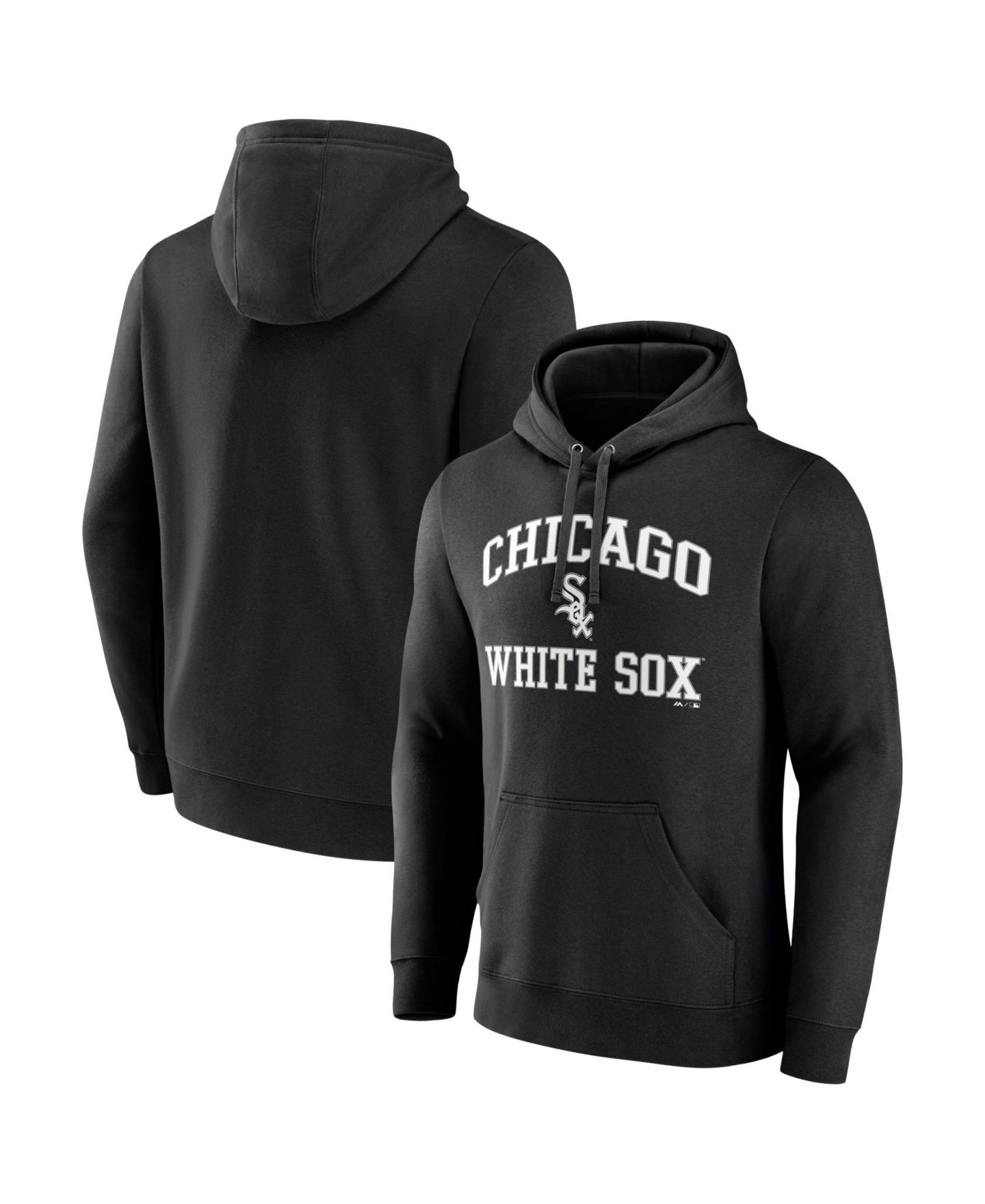 Мужское худи Logo Athletic Chicago White Sox Heart & Soul, Black — фото 1