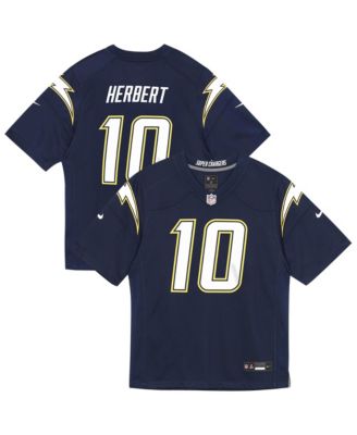 Toddler Justin Herbert Navy Los Angeles Chargers Alternate Super Chargers Game Jersey