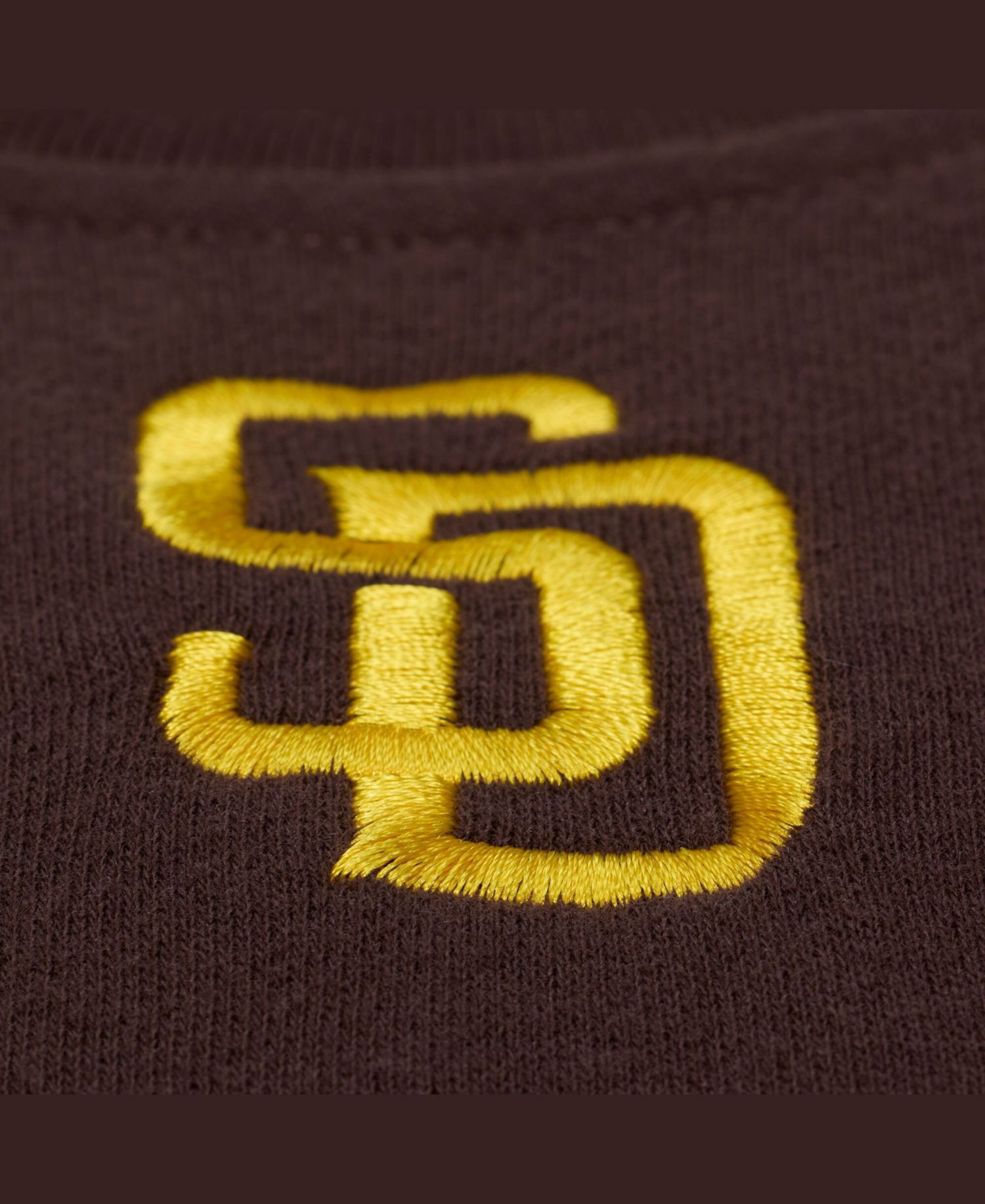 Women's Brown San Diego Padres Script Sweatshirt