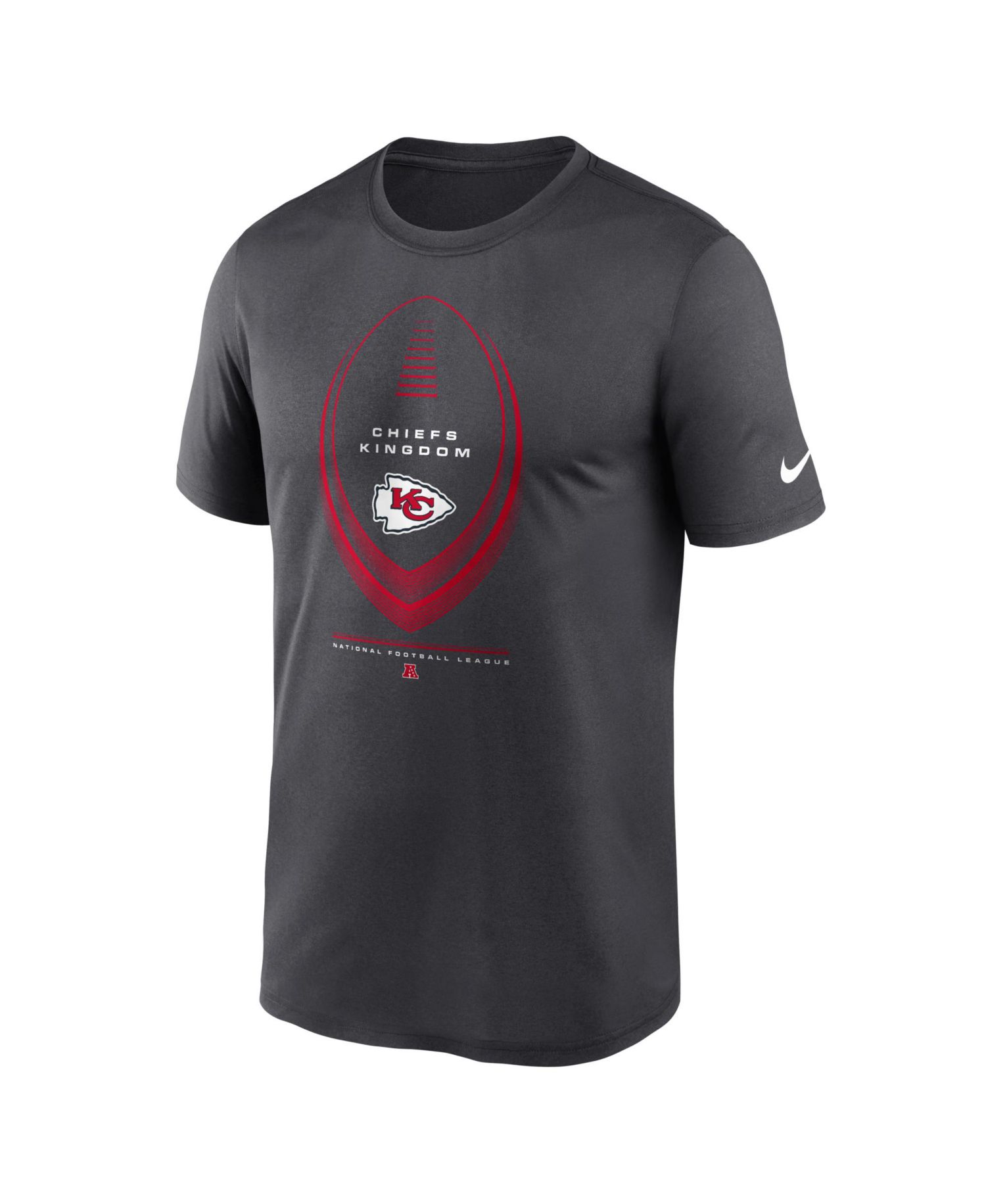 Men's Anthracite Kansas City Chiefs Legend Icon Dri-FIT T-Shirt