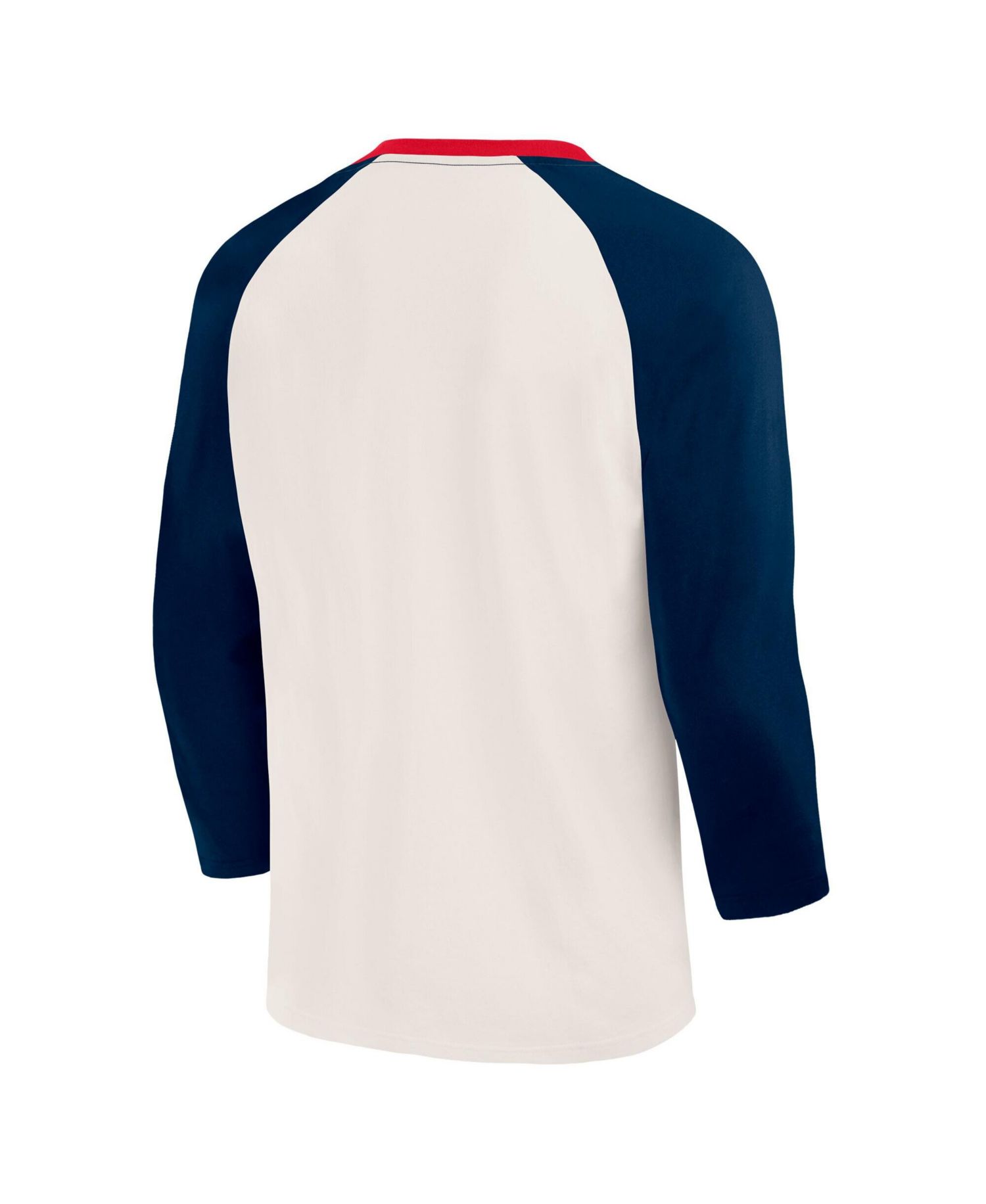 Men's Darius Rucker Collection by White/Navy Kansas City Chiefs Americana 3/4 Sleeve Raglan T-Shirt