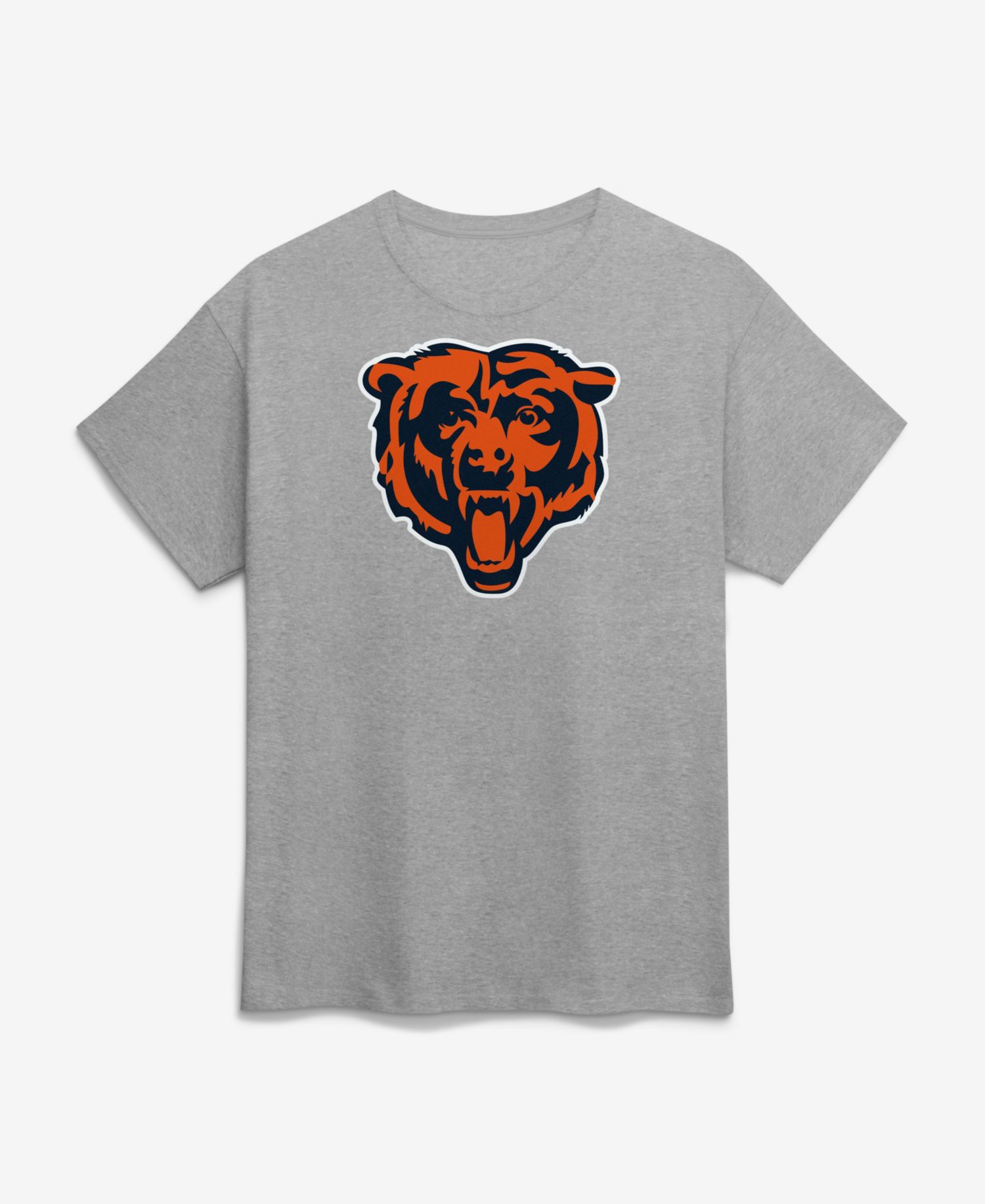 Men's Gray Chicago Bears Primary Logo T-Shirt