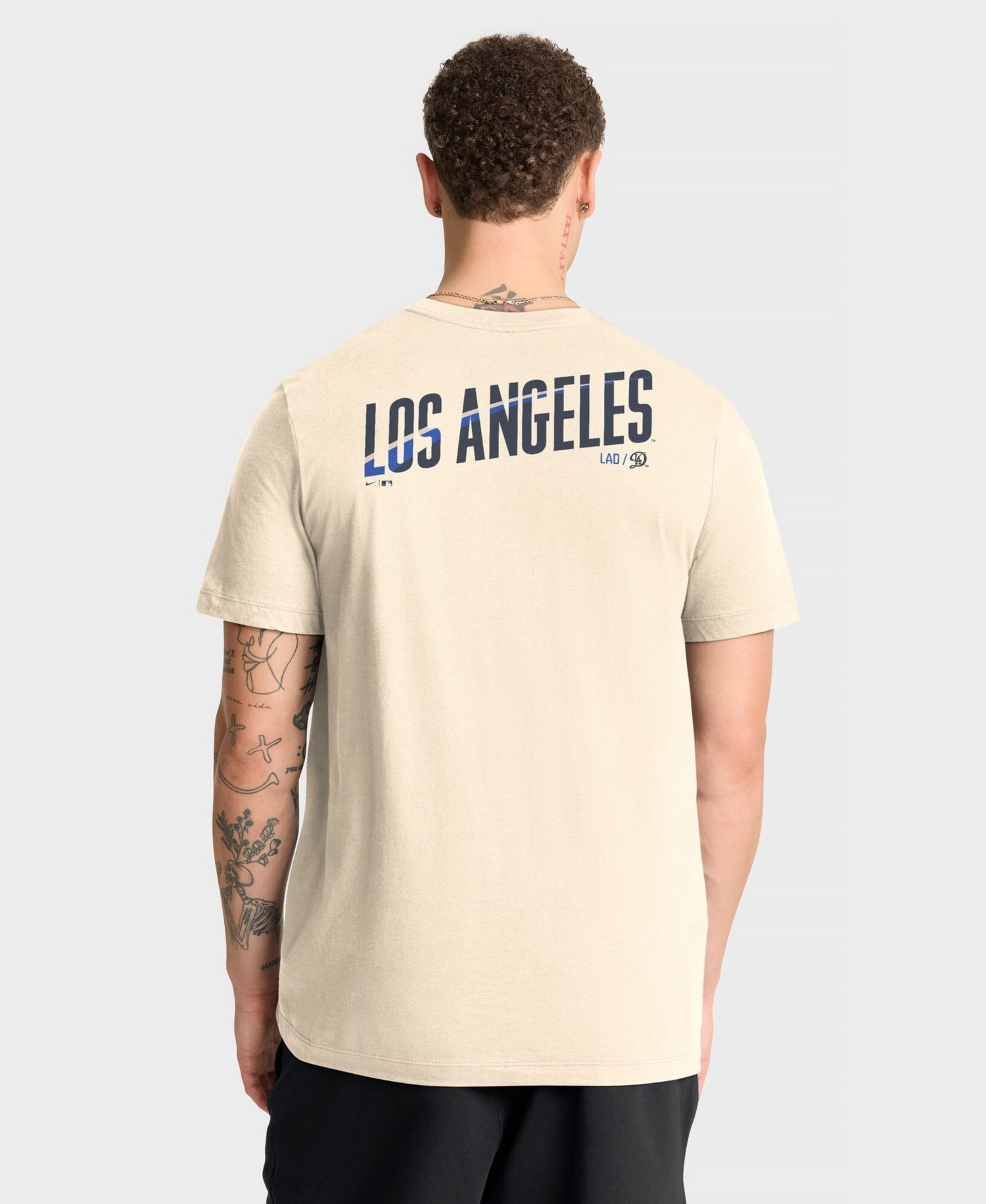 Men's Cream Los Angeles Dodgers City Connect 2-Hit T-Shirt