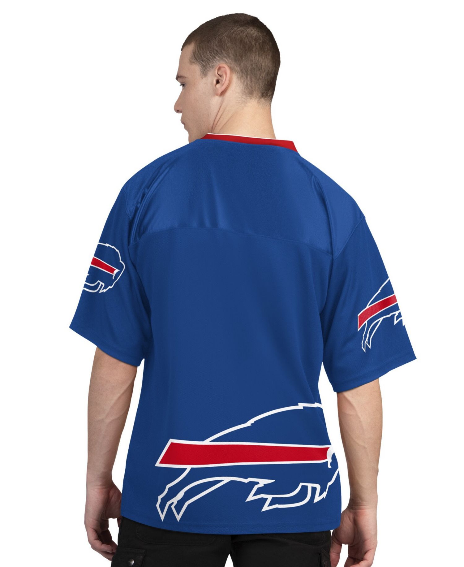 Men's Royal/White Buffalo Bills Short Sleeve Long Sleeve T-Shirt