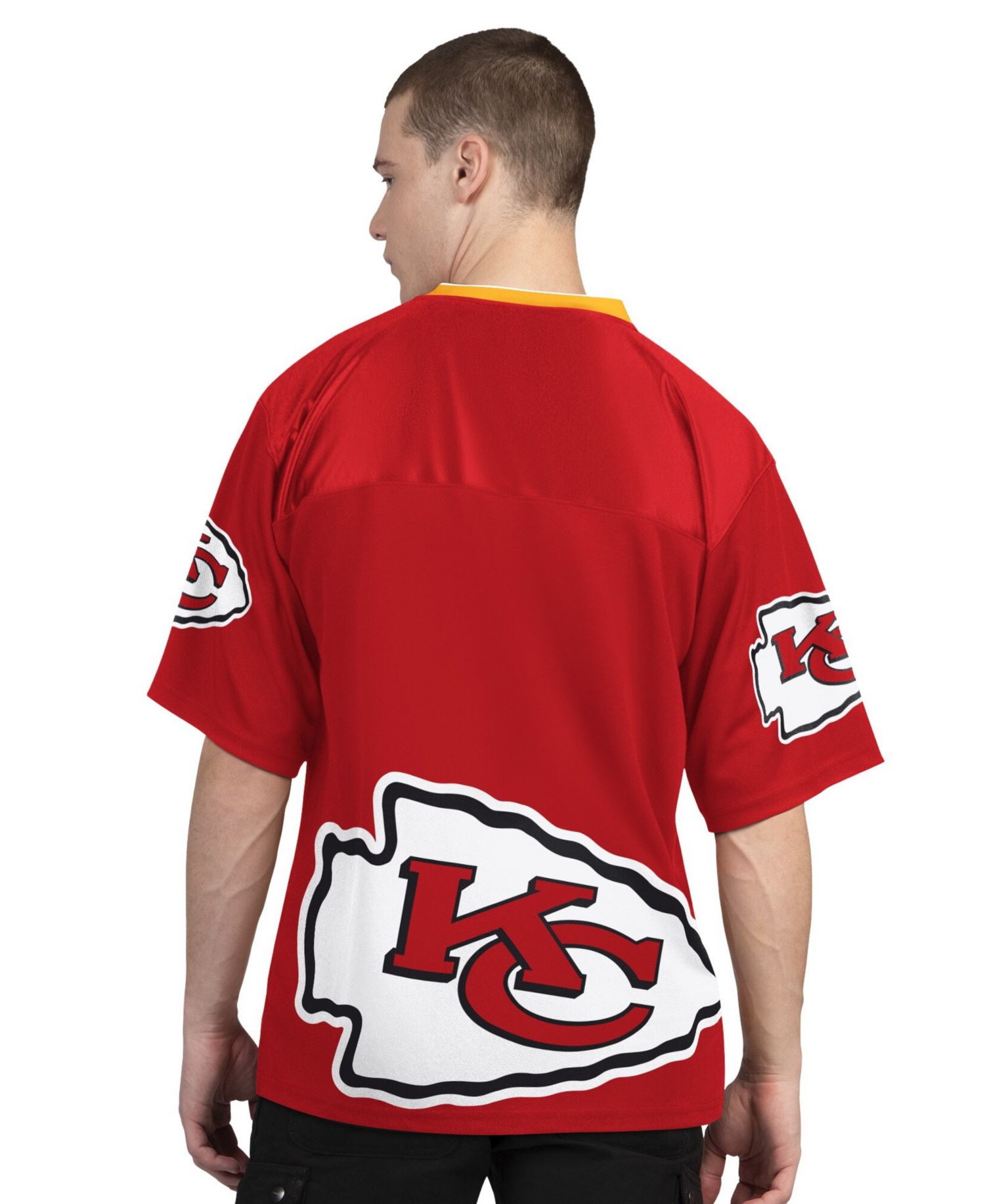Men's Red/White Kansas City Chiefs Short Sleeve Long Sleeve T-Shirt