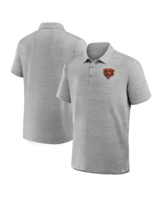 Men's Heather Gray Chicago Bears Clutch Polo Shirt