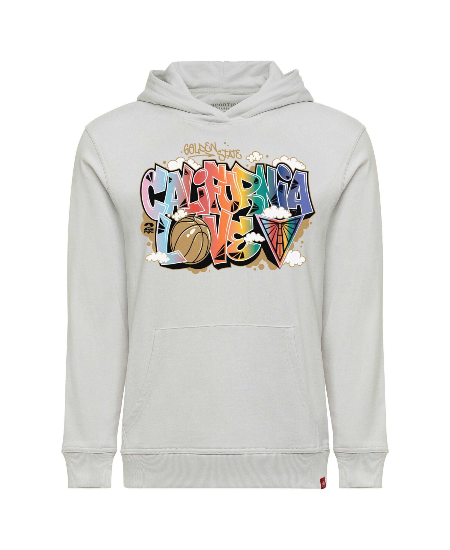 Men's and Women's x 2PAC California Love Gray Golden State Valkyries Pride Drake Hoodie