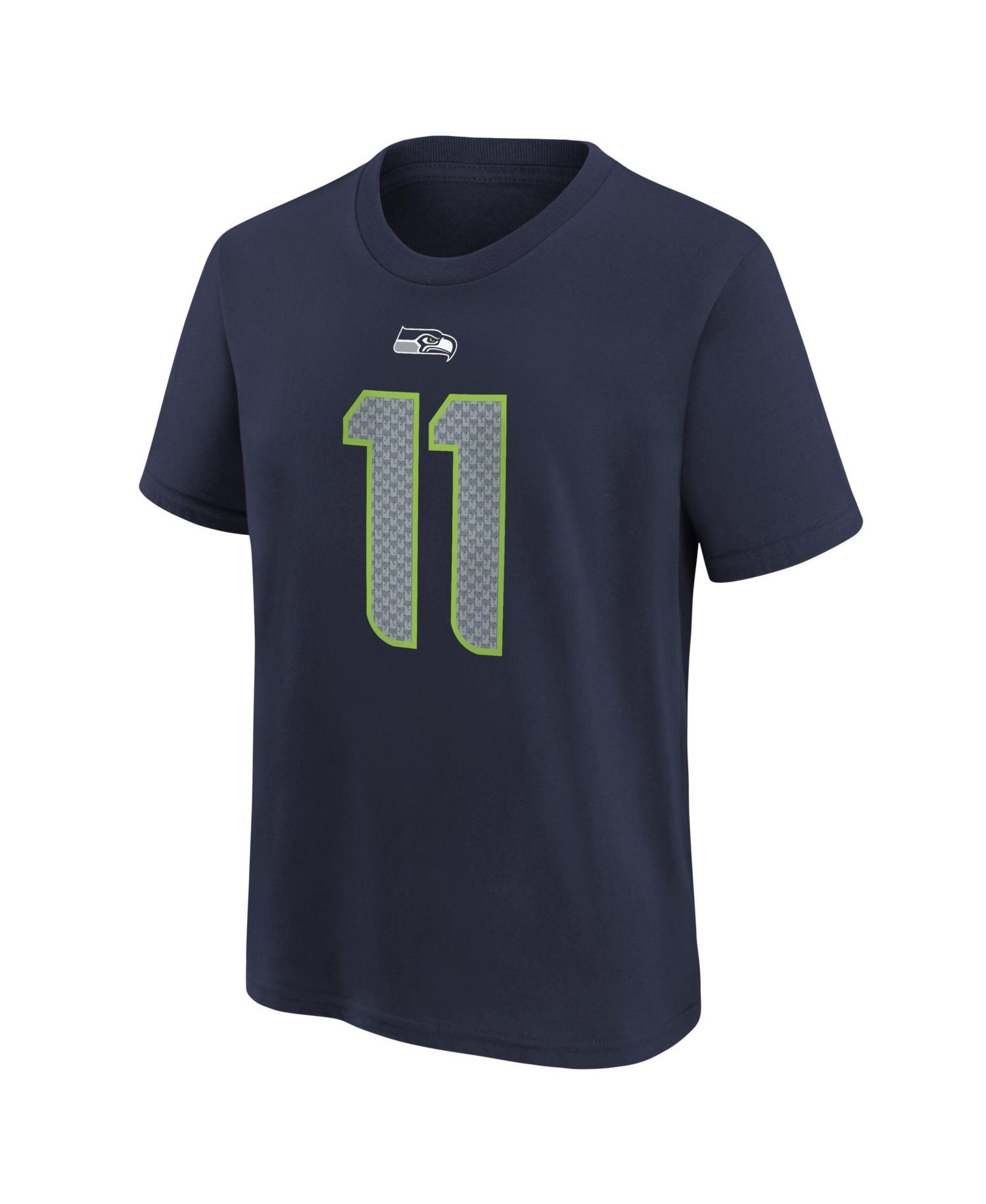 Big Boys and Girls Jaxon Smith-Njigba College Navy Seattle Seahawks Player Name & Number T-Shirt