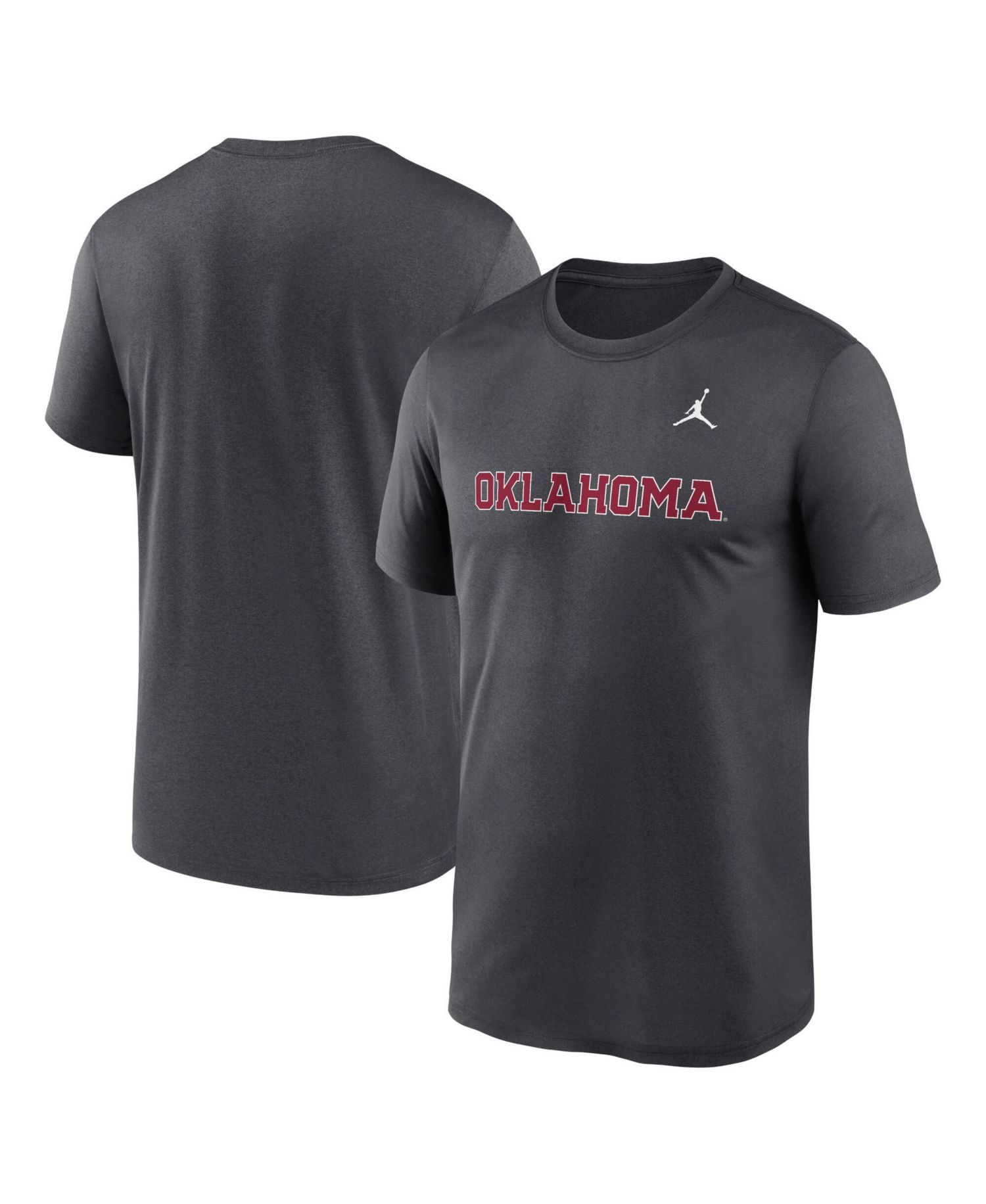 Men's Anthracite Oklahoma Sooners Primetime Legend Wordmark T-Shirt