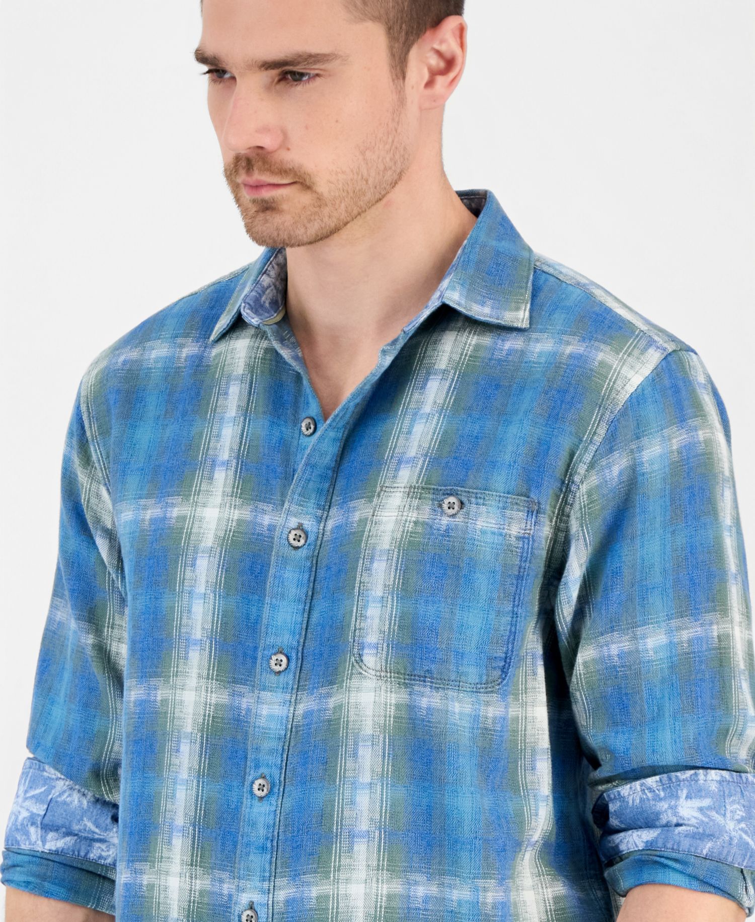 Men's Palo Alto Plaid Long-Sleeve Shirt