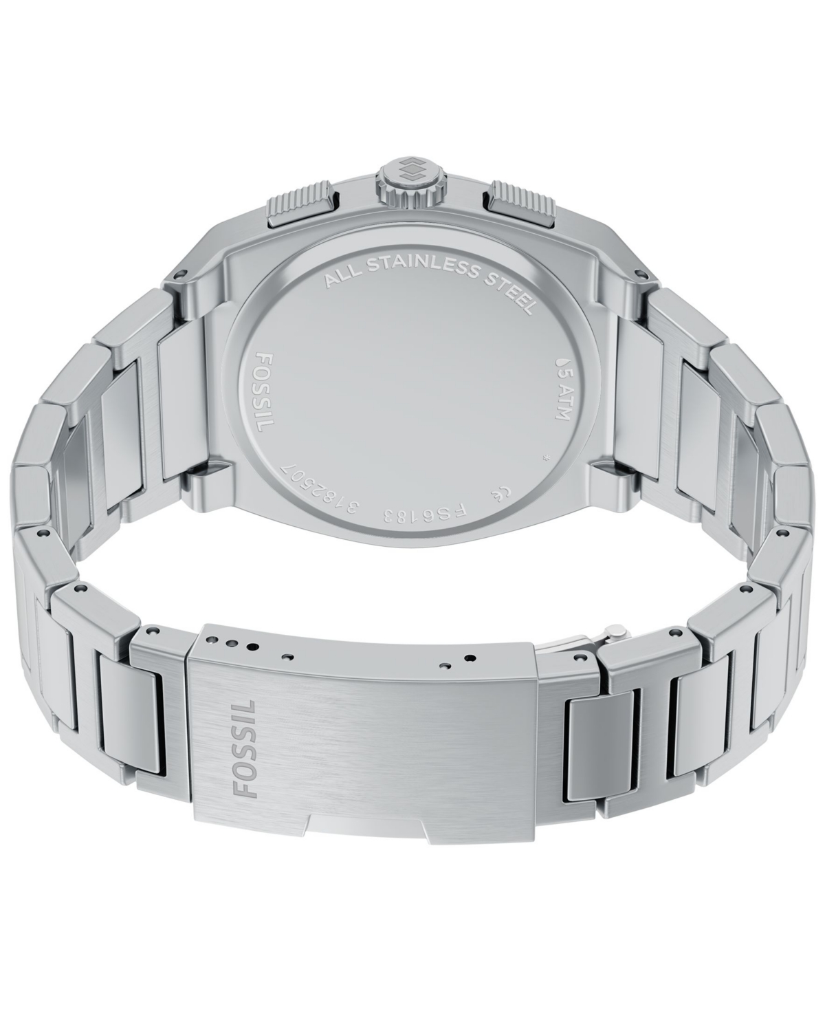 Fossil Men's Everett Chronograph Stainless Steel Watch 44mm