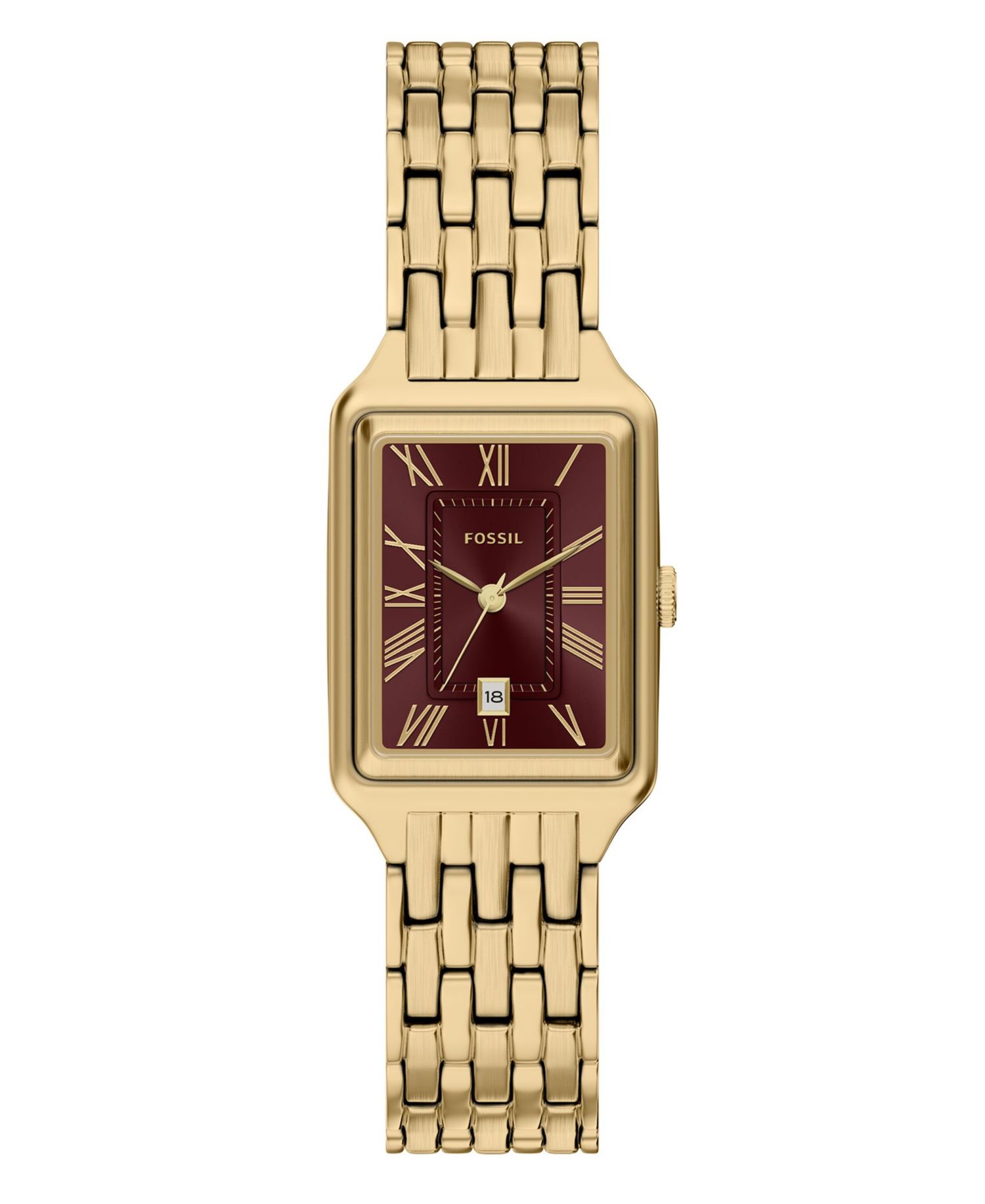 Women's Raquel Three-Hand Date Gold-Tone Stainless Steel Watch 23mm