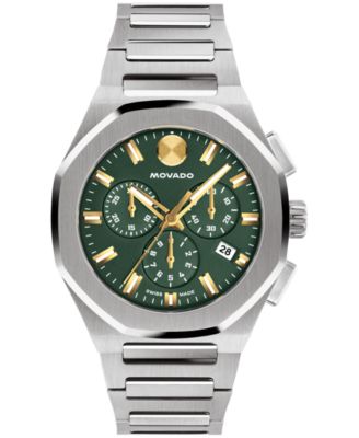 Men's Centurion Swiss Quartz Chrono Stainless Steel Watch 40mm