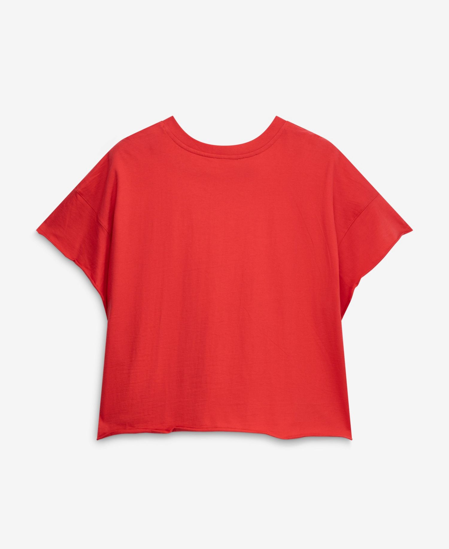 Women's Red Chicago Cubs Plus Size Win Big Oversized Notch-Neck T-Shirt