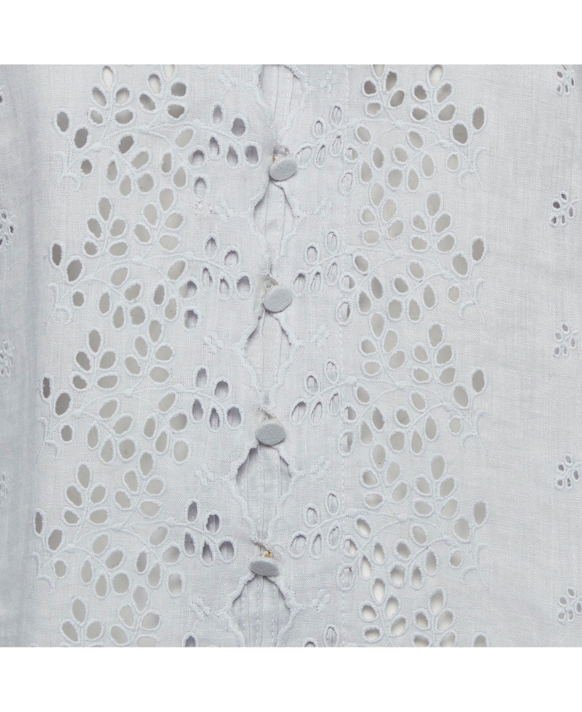 Pre-Owned Zimmermann Women's Iris Broderie Anglaise Linen Blouse