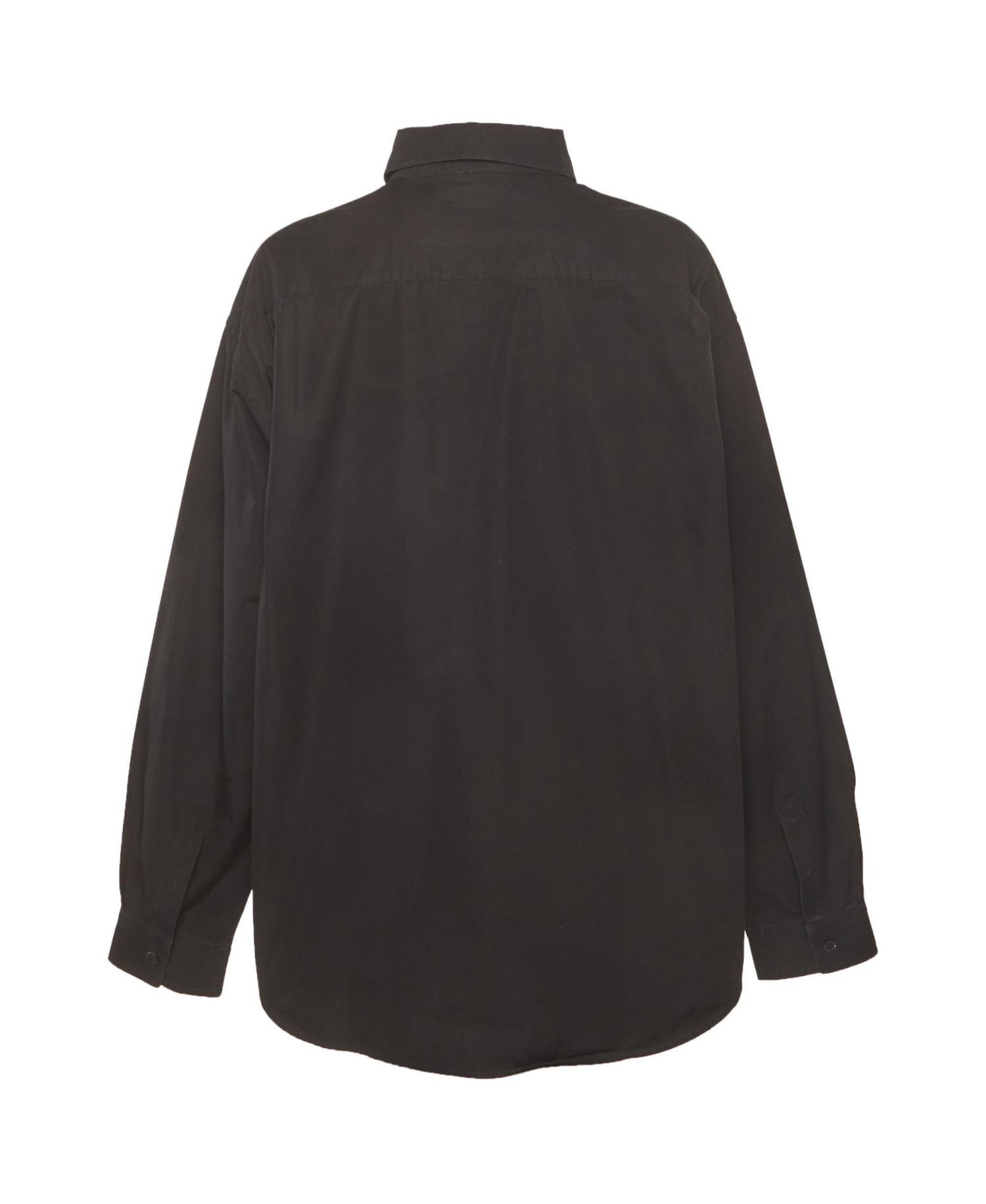 Women's Oversized Logo-Embroidered Cotton Button-Down Shirt