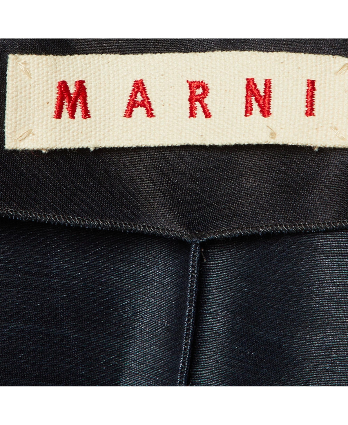 Pre-Owned Marni Women's Embellished Detail Silk and Linen Open Jacket