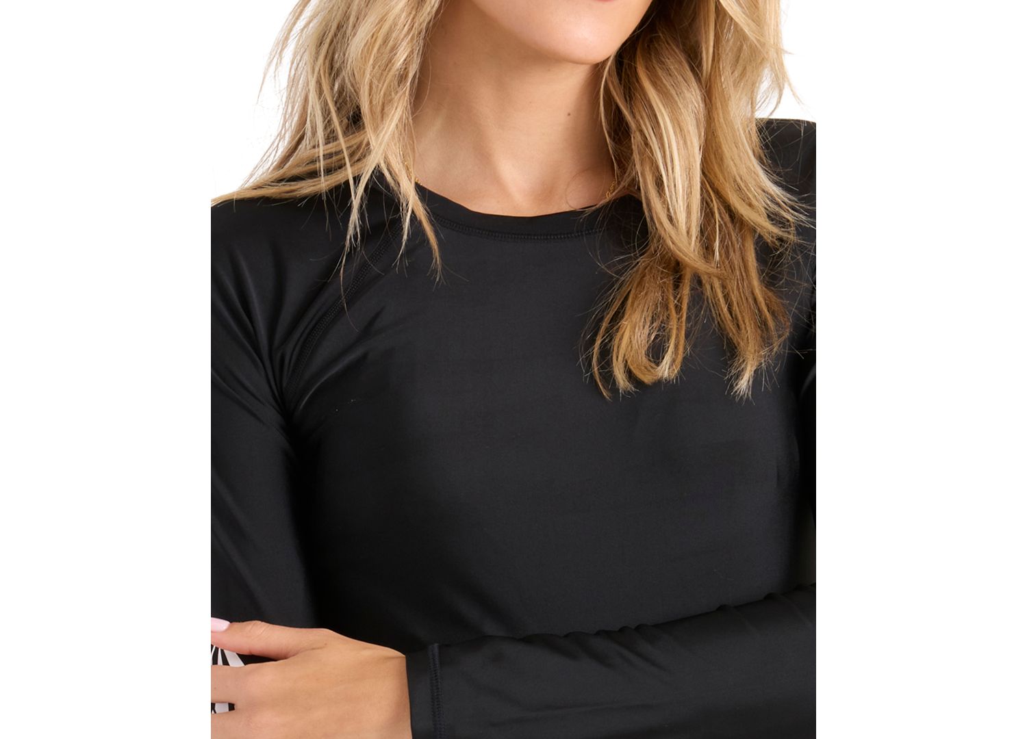 Women's Long-Sleeve Rashguard Swim Cover-Up Top