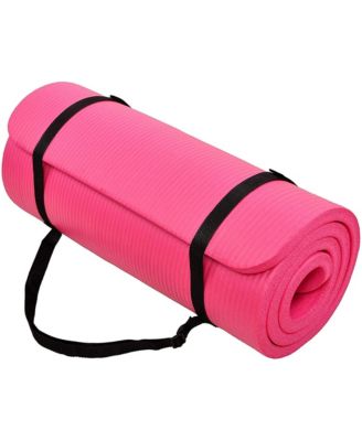 Yoga Mat Thick High Density Exercise Carrying Strap
