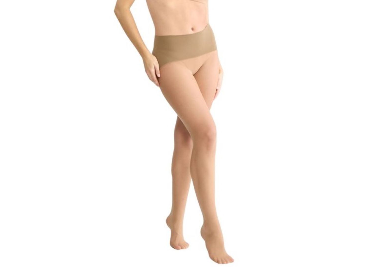 ALLSTAR PRODUCTS GROUP Women's Glide Seamless Sheer Toe Tights