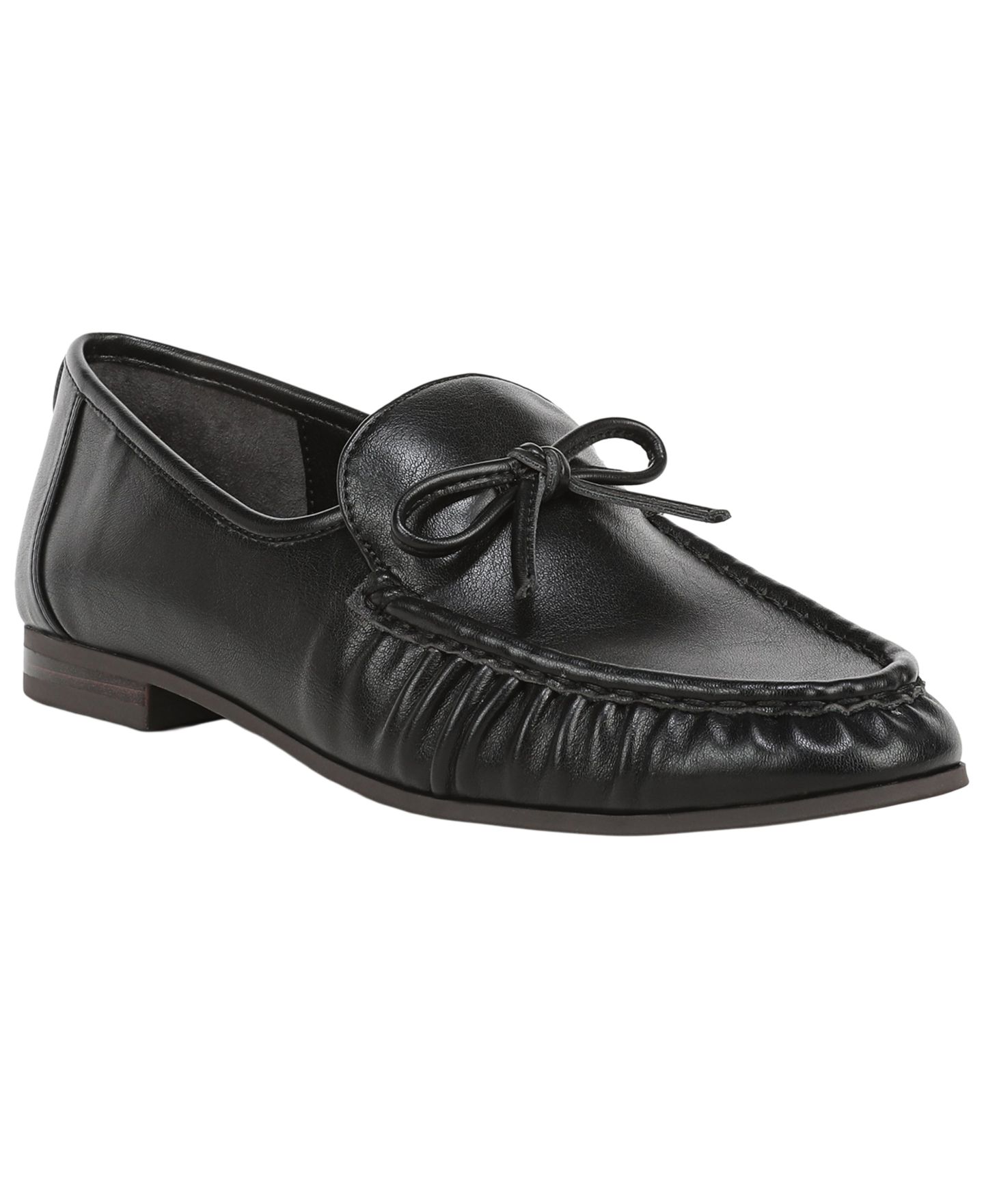 Женские туфли Sam and Libby Nuri Ruched Slip On, цвет: Чёрный — фото 1